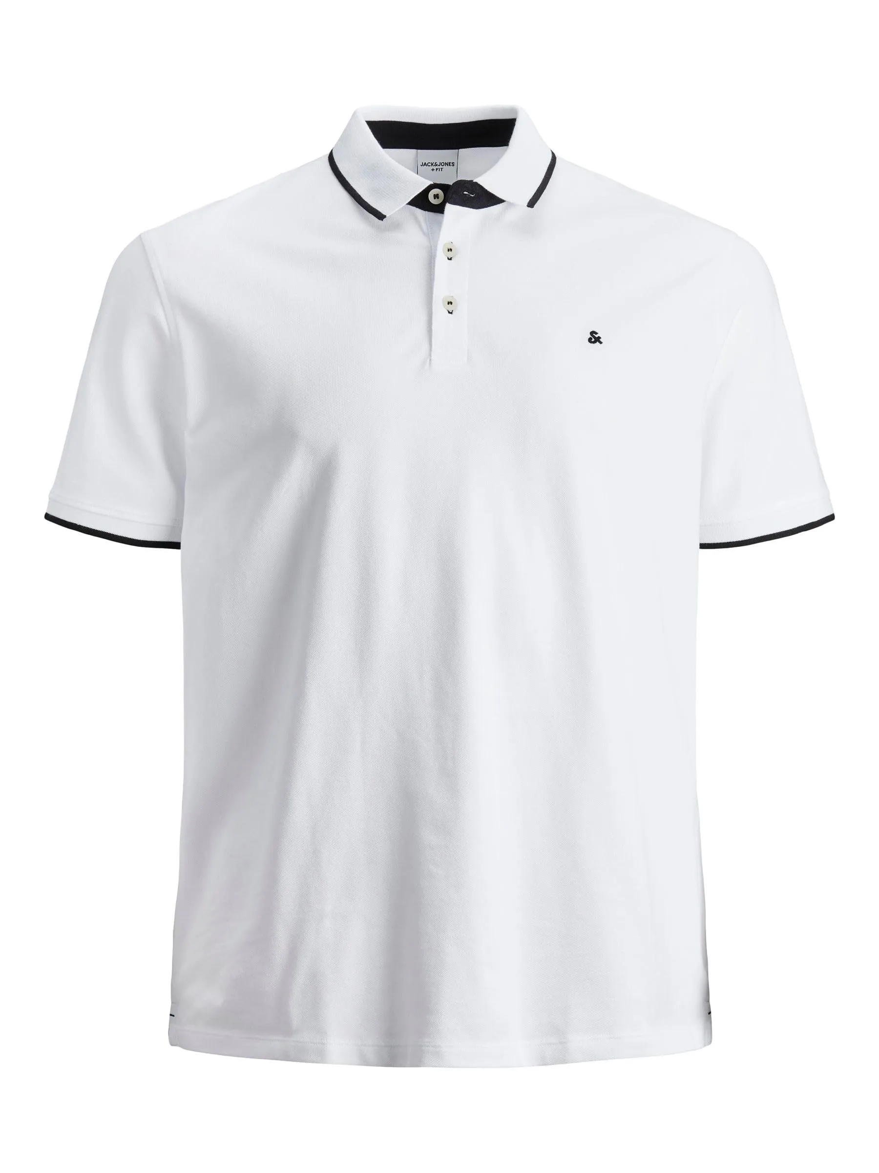 Jack & Jones Jjepaulos Polo SS Noos Pls, White, 2XL - immagine 1
