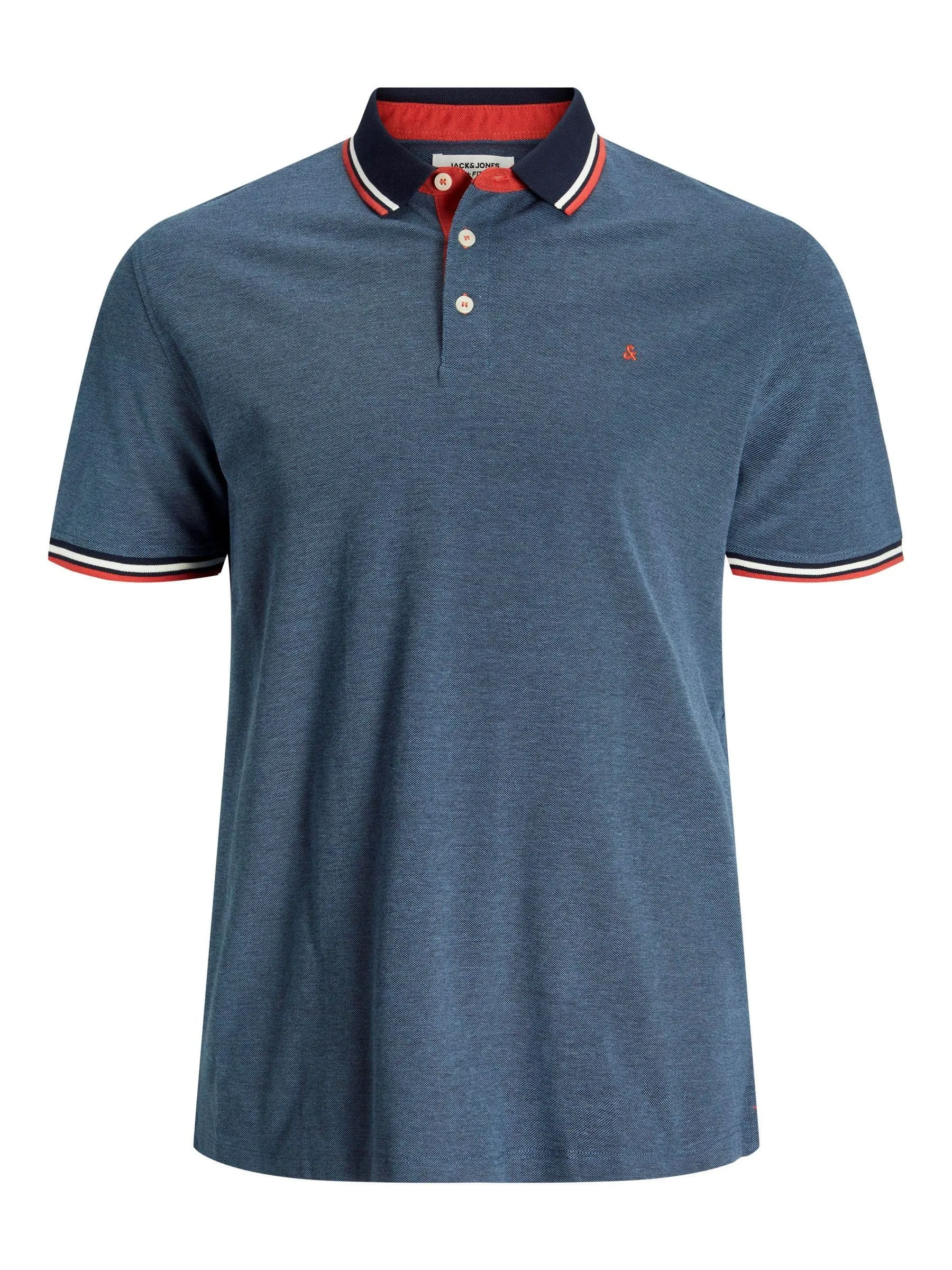Jack & Jones Polo Camicia Semplice Blu 4XL Plus - immagine 1