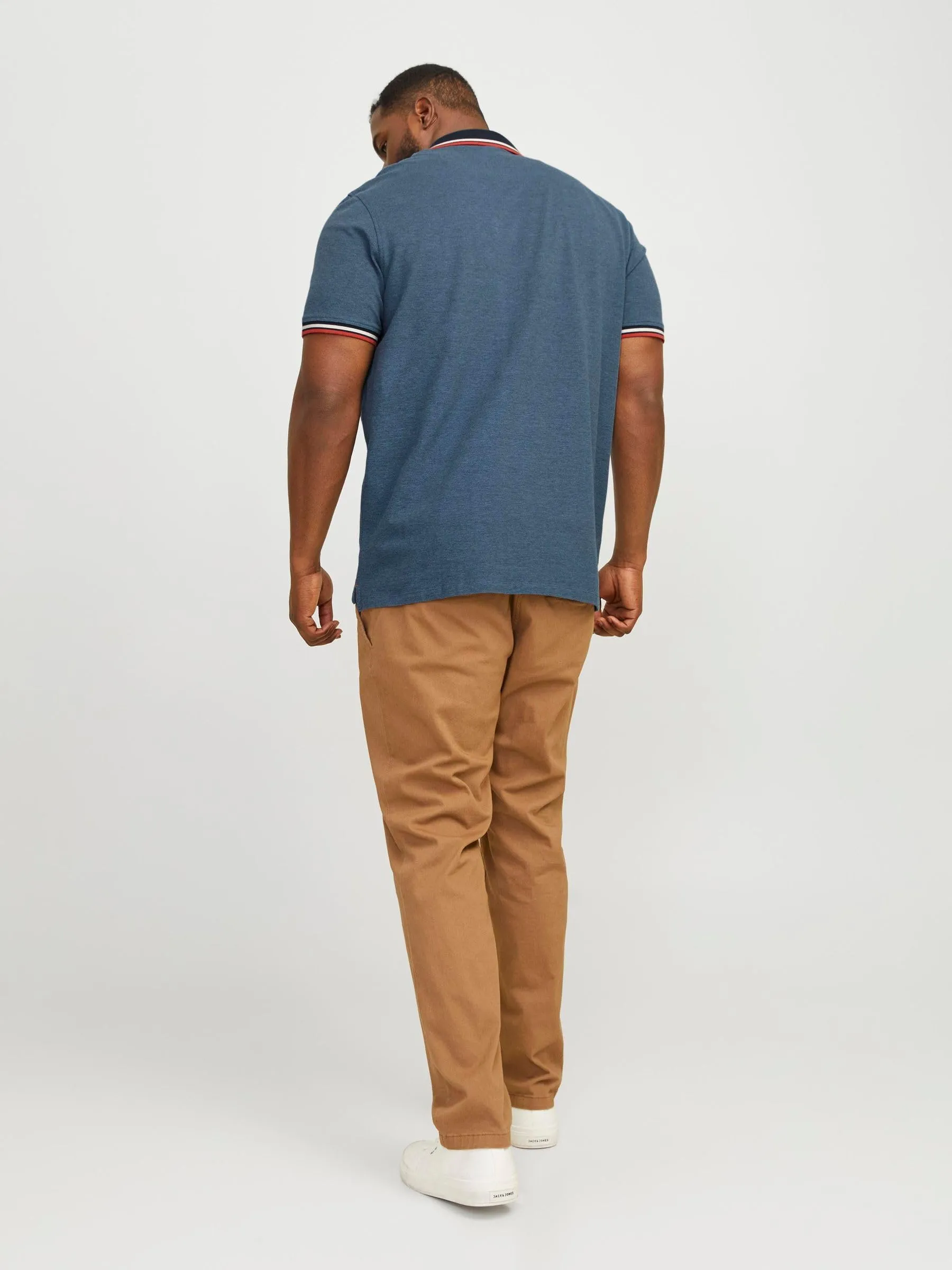 Jack & Jones Polo Camicia Semplice Blu 4XL Plus - immagine 5