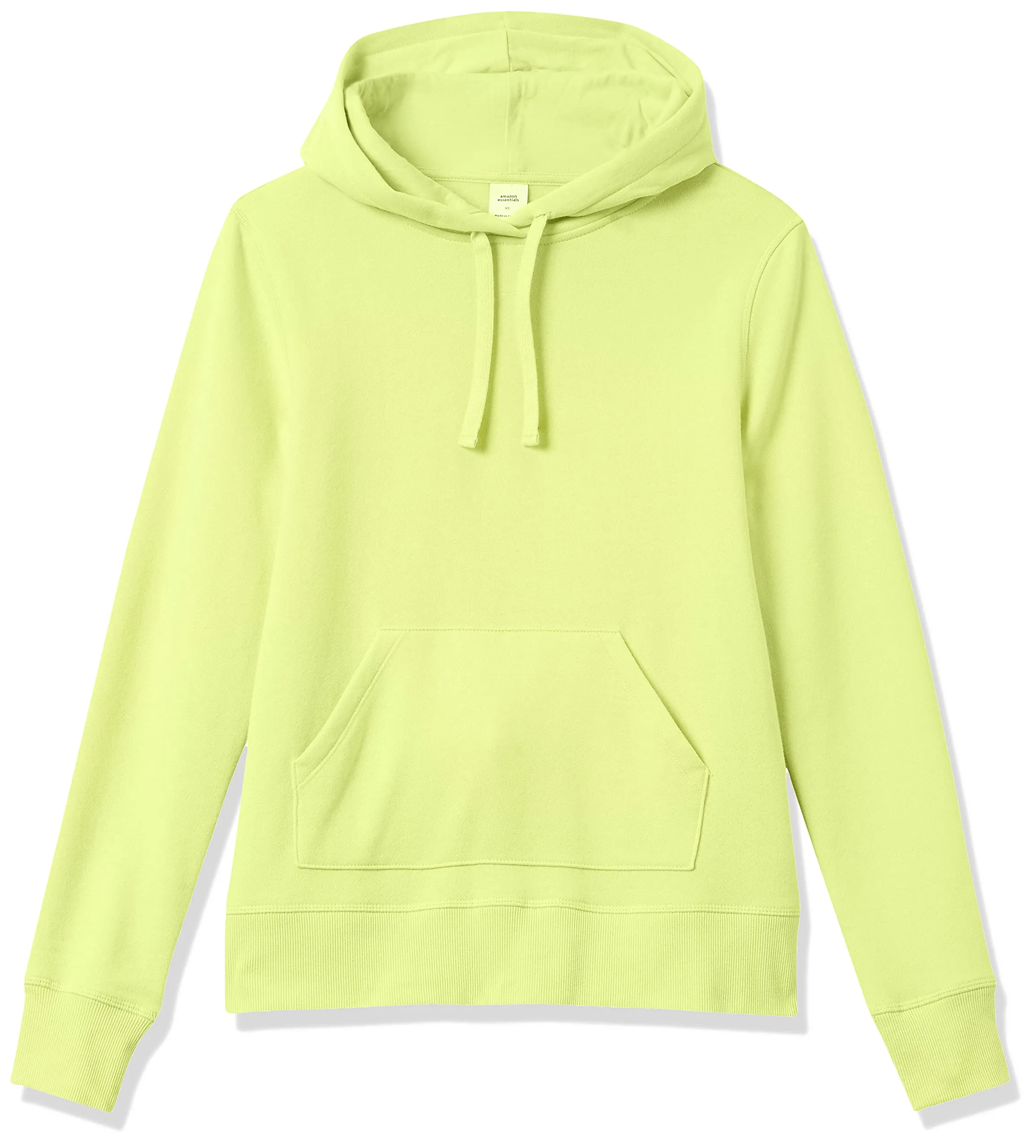 Amazon Essentials Felpa con Cappuccio in Pile Regular Fit Donna, Verde Lime, XXL - immagine 5