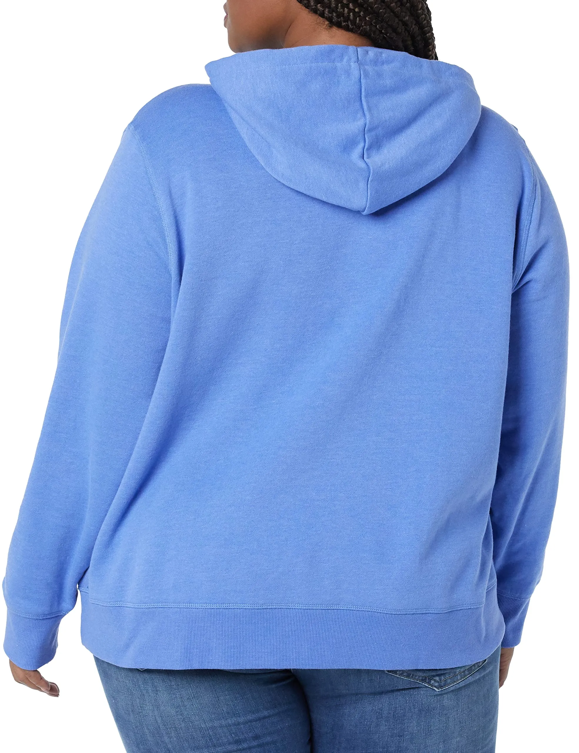 Amazon Essentials Felpa con Cappuccio in Pile Regular Donna, Blu Puntinato, XS - immagine 4