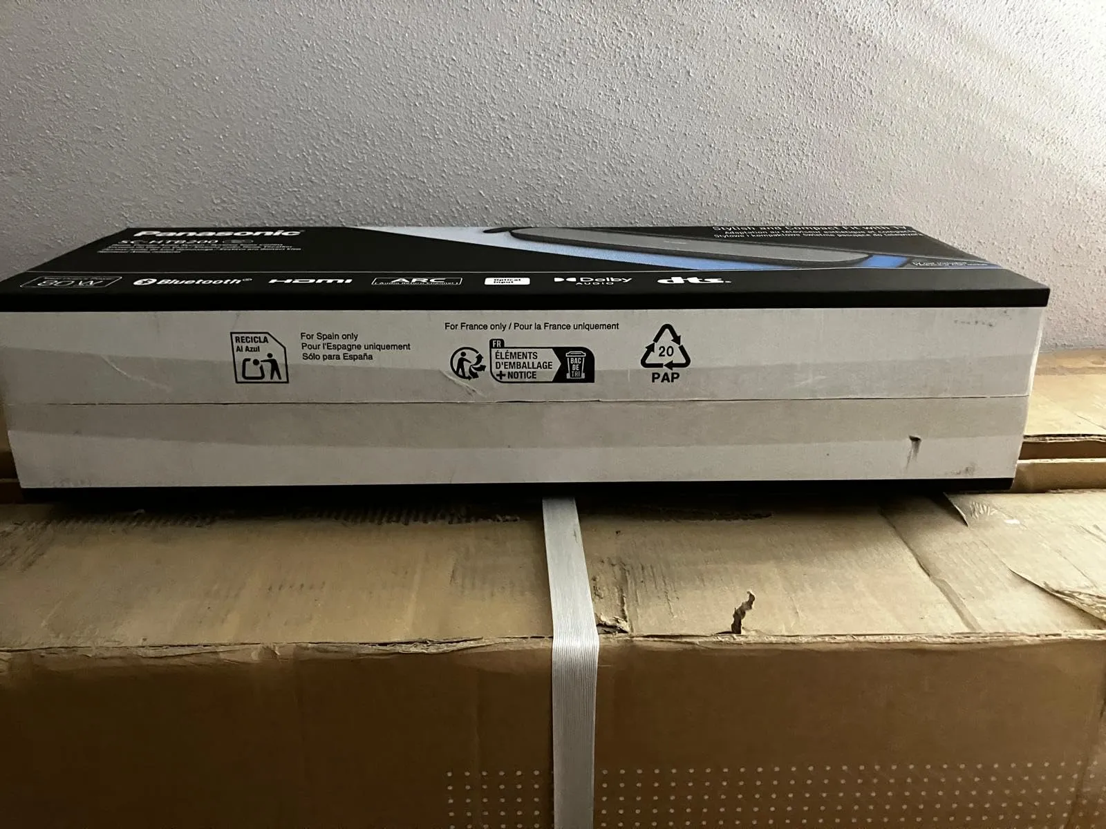 Panasonic SC-HTB200EGK Soundbar 80W Bluetooth, 2 Ch, HDMI ARC, Optical Input, Black - immagine 5