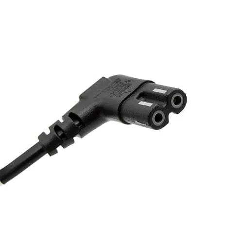 CABLEPELADO Cavo di Alimentazione IEC-320 a Gomito C7, 0,75 mm², Nero, 2 m - immagine 3