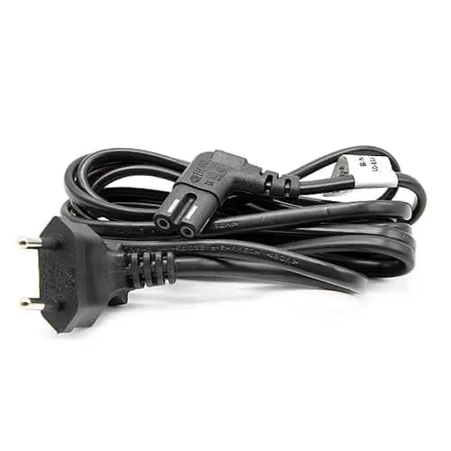 CABLEPELADO Cavo di Alimentazione IEC-320 C7 a Gomito, 0,75 mm², Nero, 75 cm - immagine 2
