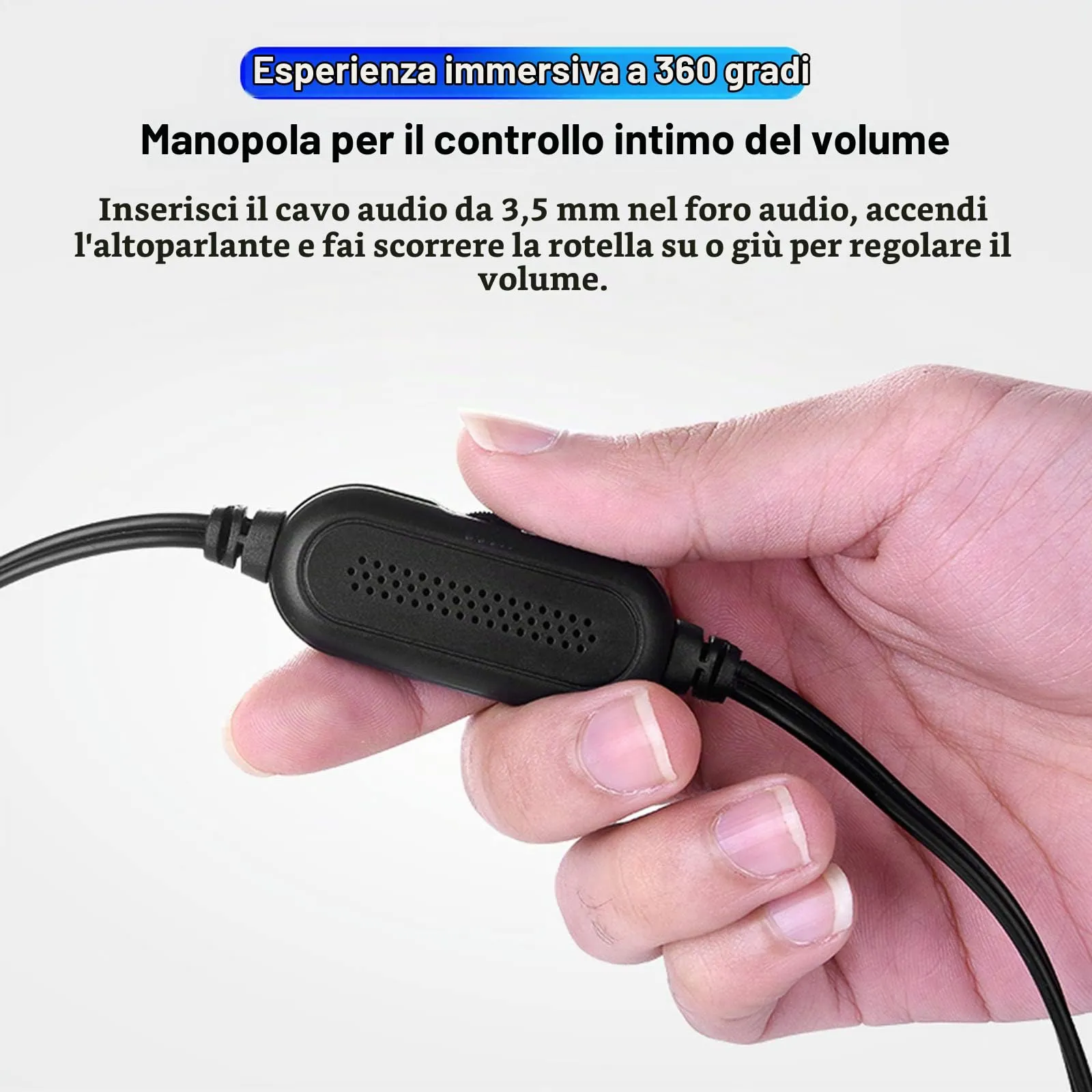 docooler Mini Soundbar Stereo Subwoofer with USB and 3.5mm Audio Input for PC Laptop Smartphone Tablet MP3 MP4 - immagine 7