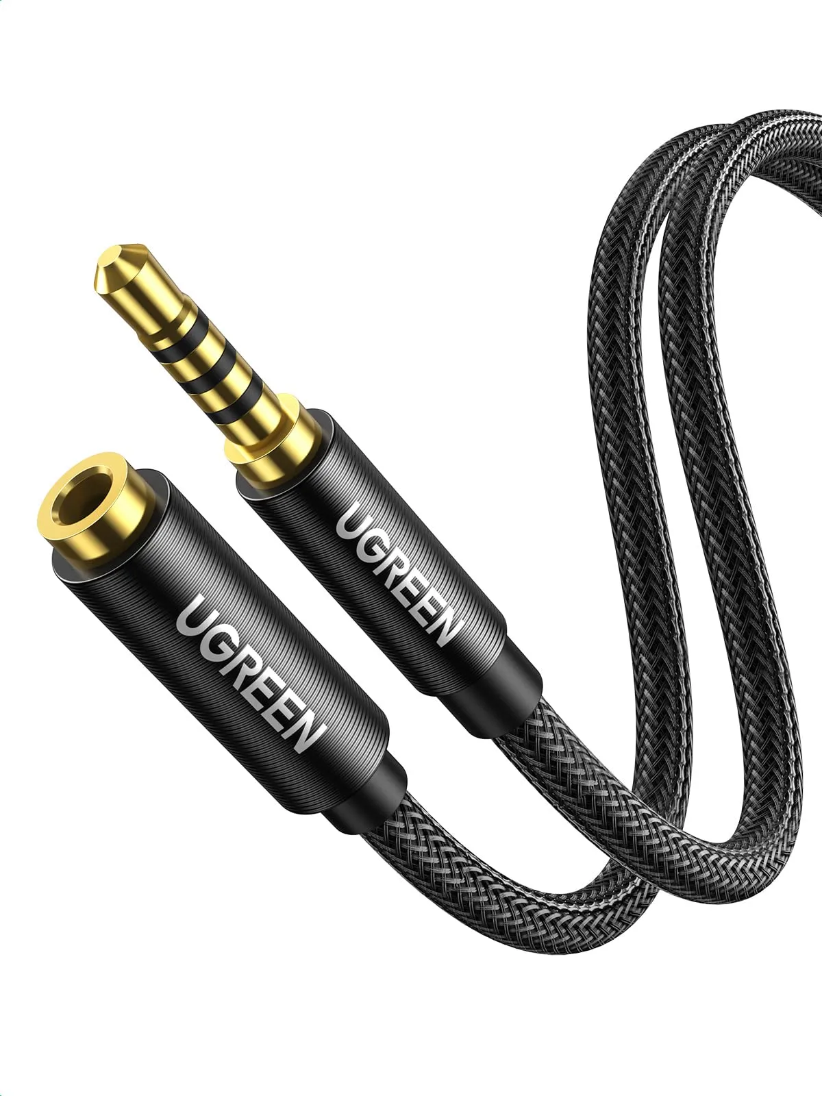 UGREEN Cavo Prolunga Jack 3,5mm con Microfono 4 Poli, 1m - immagine 1