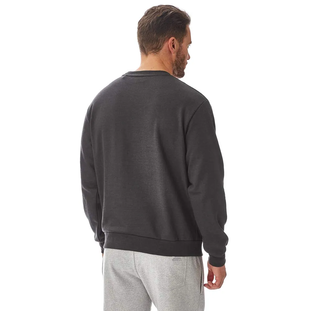 Iron Mountain Felpa Uomo Girocollo Fleece IMSWT205, Carbone, XXL - immagine 3