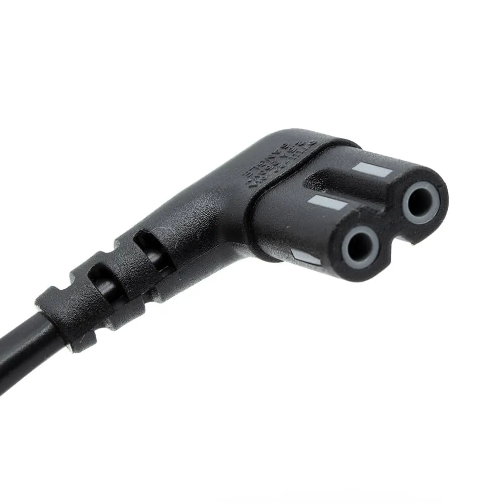 CABLEPELADO Cavo di alimentazione IEC-320 C7 a gomito, 0,75 mm², nero, 1 m - immagine 3