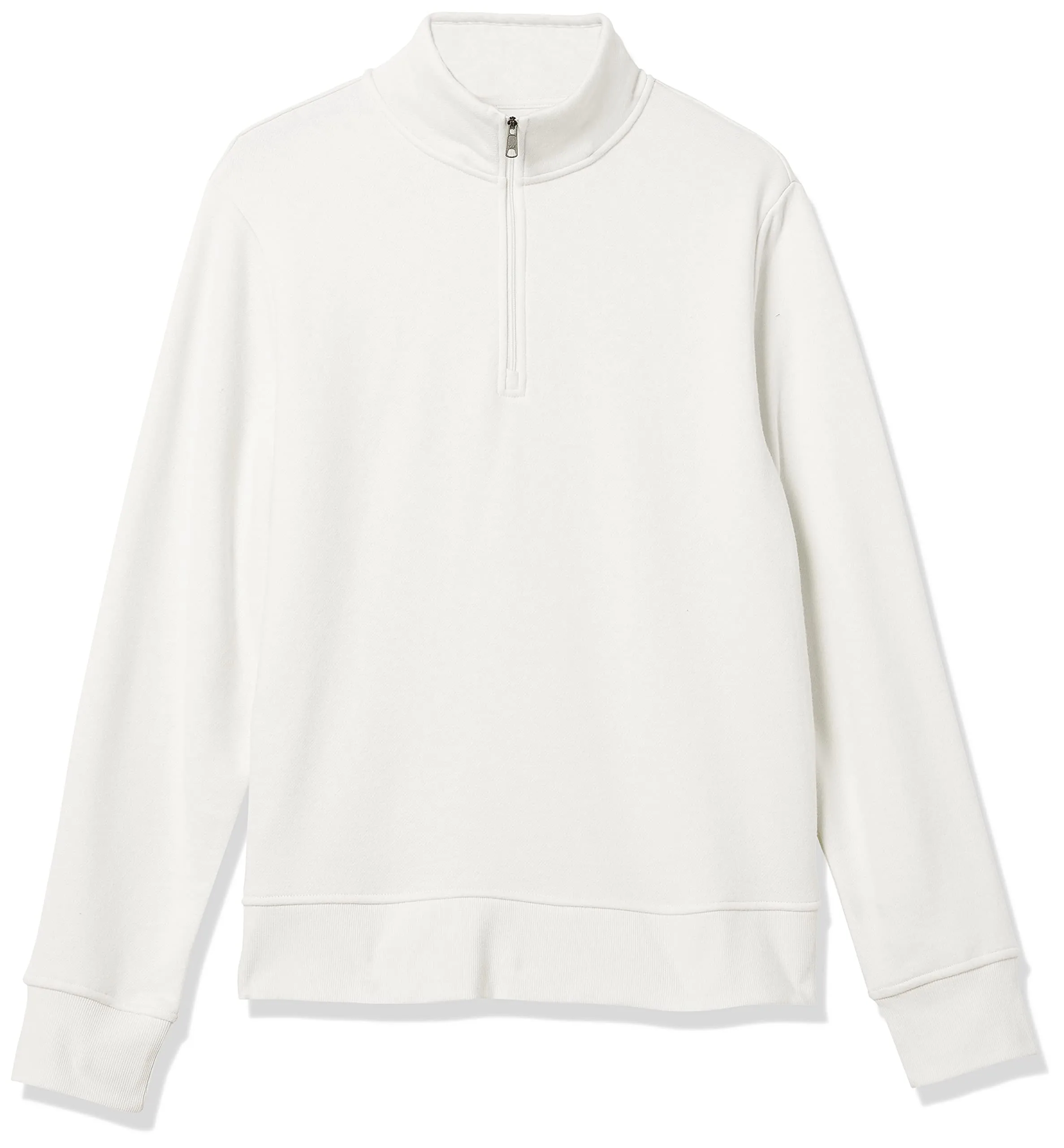 Amazon Essentials Felpa in Pile con Zip Corta Uomo, Grigio Chiaro, L - immagine 9