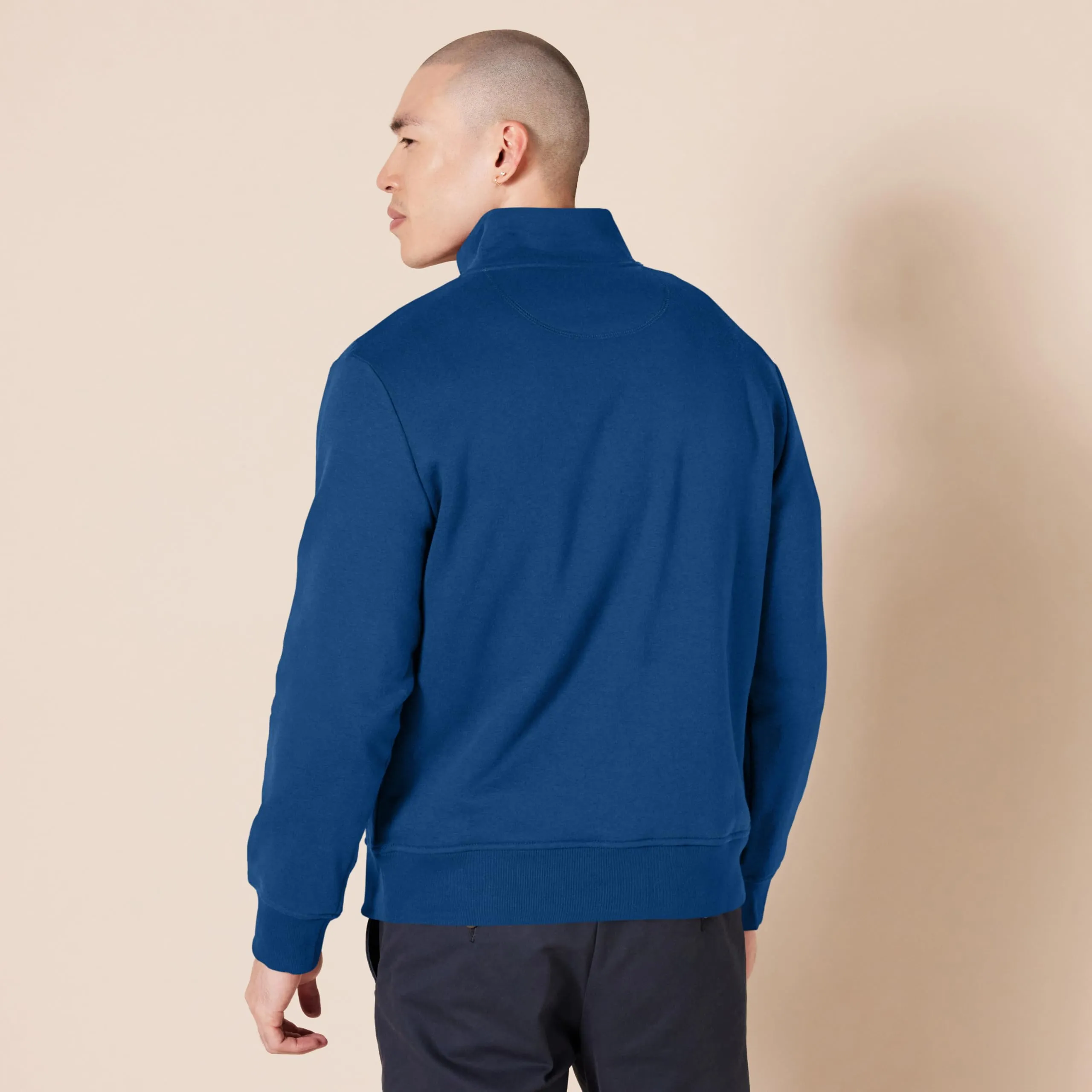 Amazon Essentials Felpa in Pile con Zip Corta Uomo, Foglia di tè, XL - immagine 3