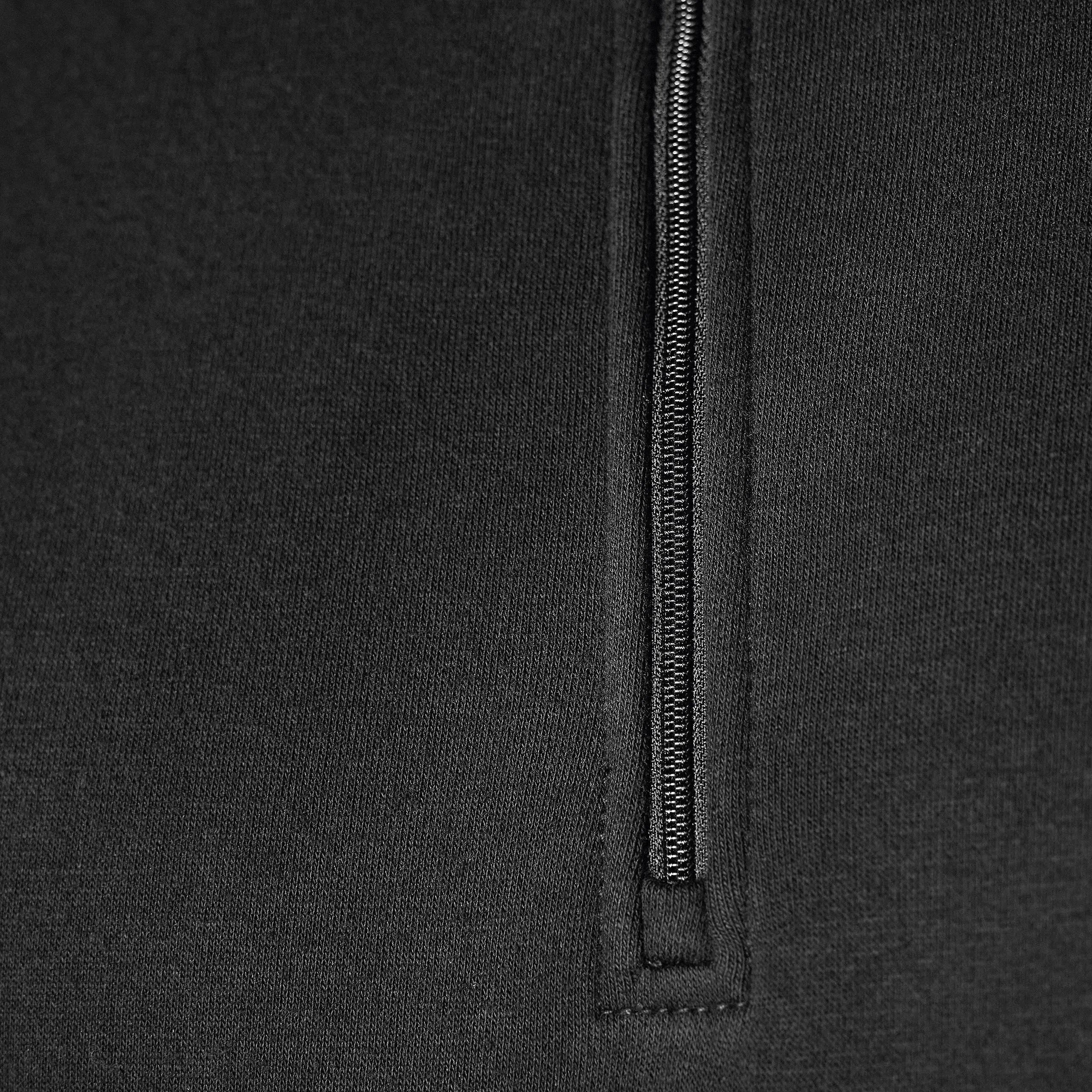 Amazon Essentials Felpa in Pile Uomo con Zip Corta, Nero, XL - immagine 7