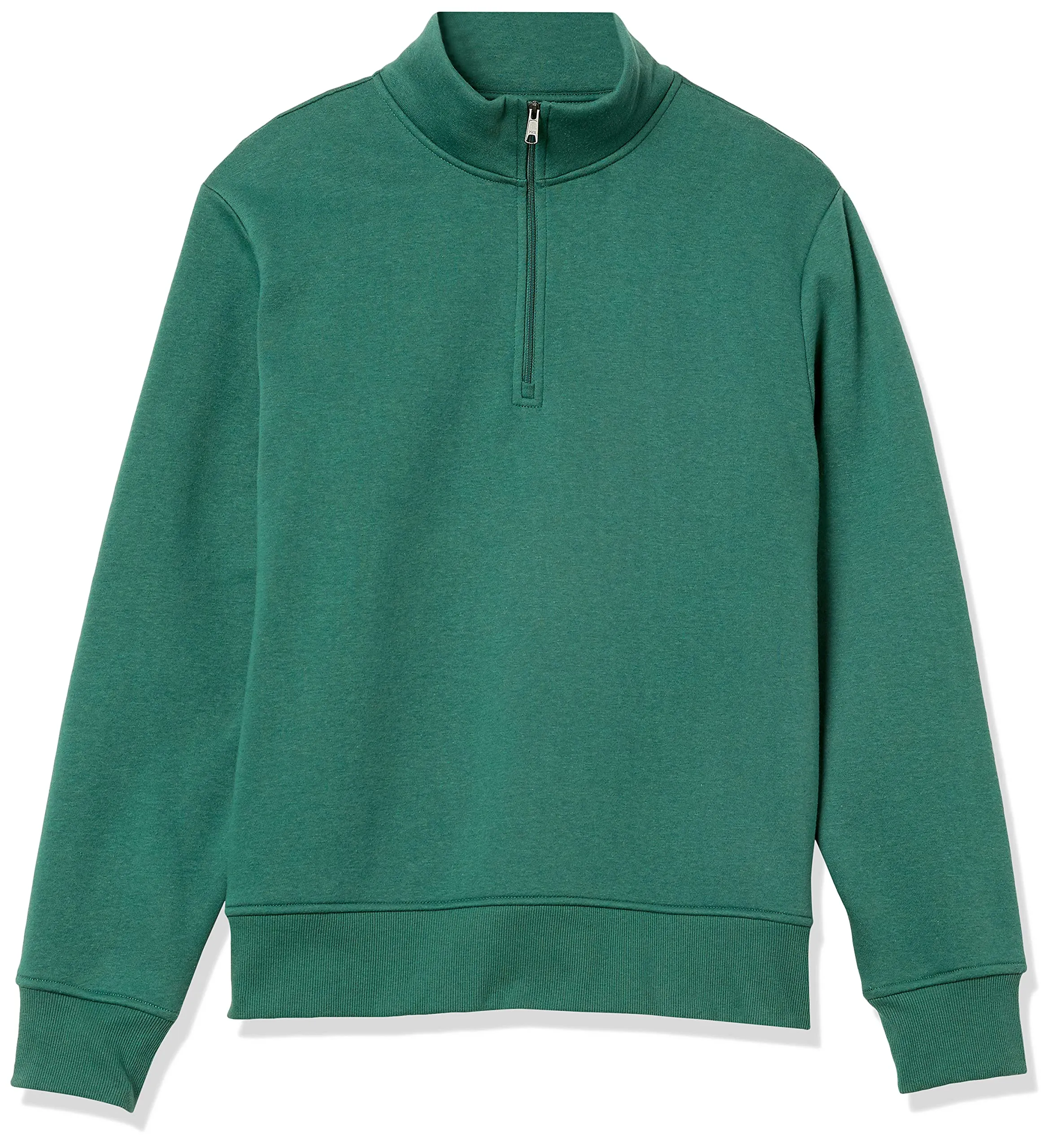 Amazon Essentials Felpa in Pile con Zip Corta Uomo, Verde, XXL - immagine 9
