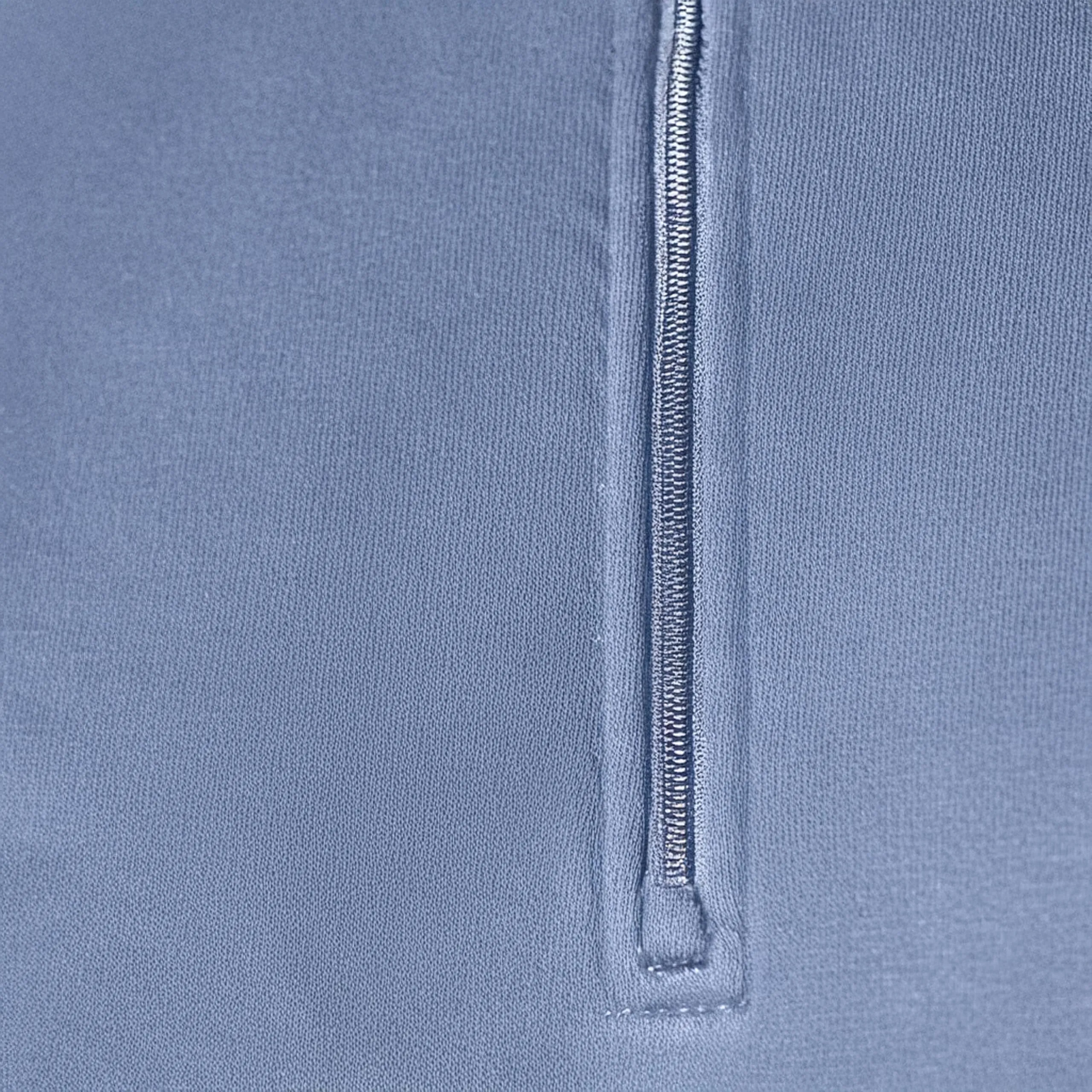 Amazon Essentials Felpa in Pile a Maniche Lunghe con Zip Corta Uomo, Blu Ardesia, S - immagine 7