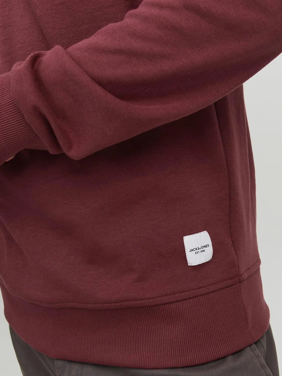 Jack & Jones JJEBASIC Sweat Crew Neck Felpa Rosso Port Royale S - immagine 8