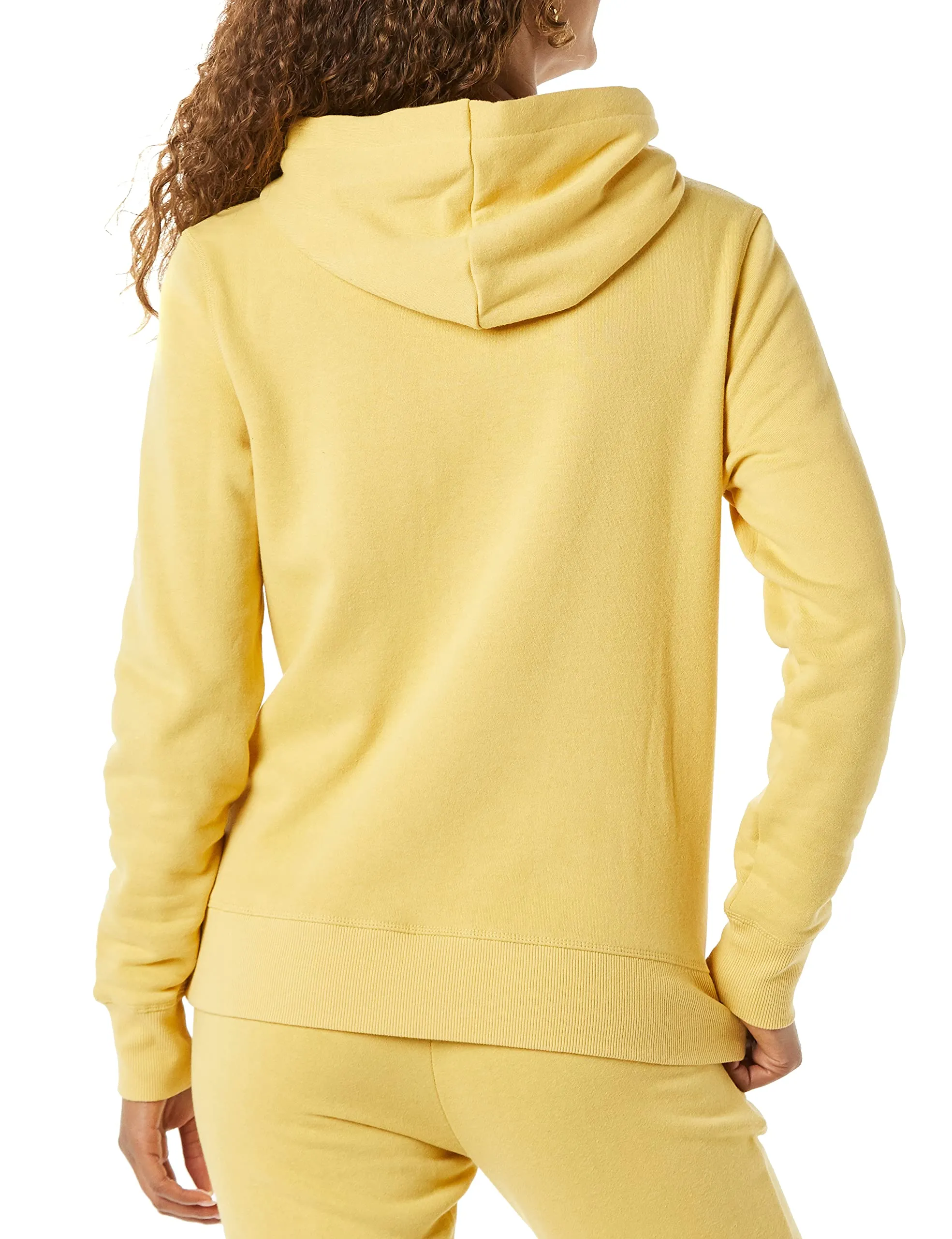 Amazon Essentials Felpa con Cappuccio da Donna in Pile, Giallo Scuro, L - immagine 2