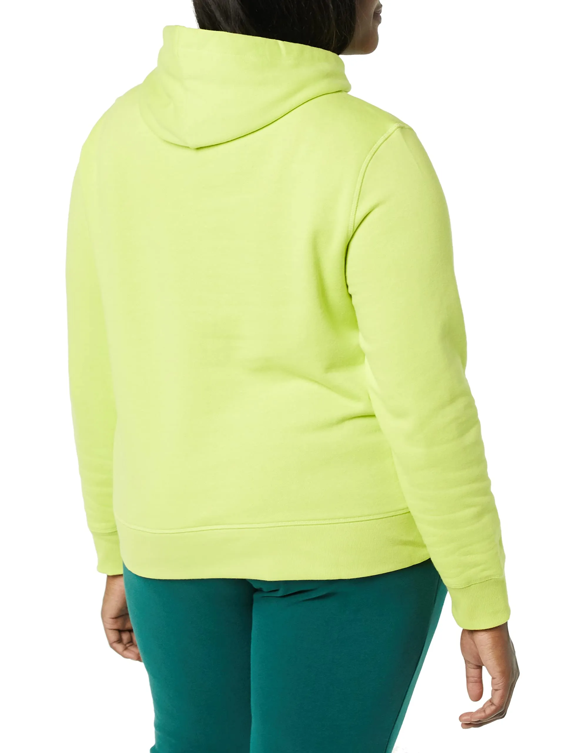 Amazon Essentials Felpa con Cappuccio in Pile Regular Fit Donna, Verde Lime, L - immagine 4