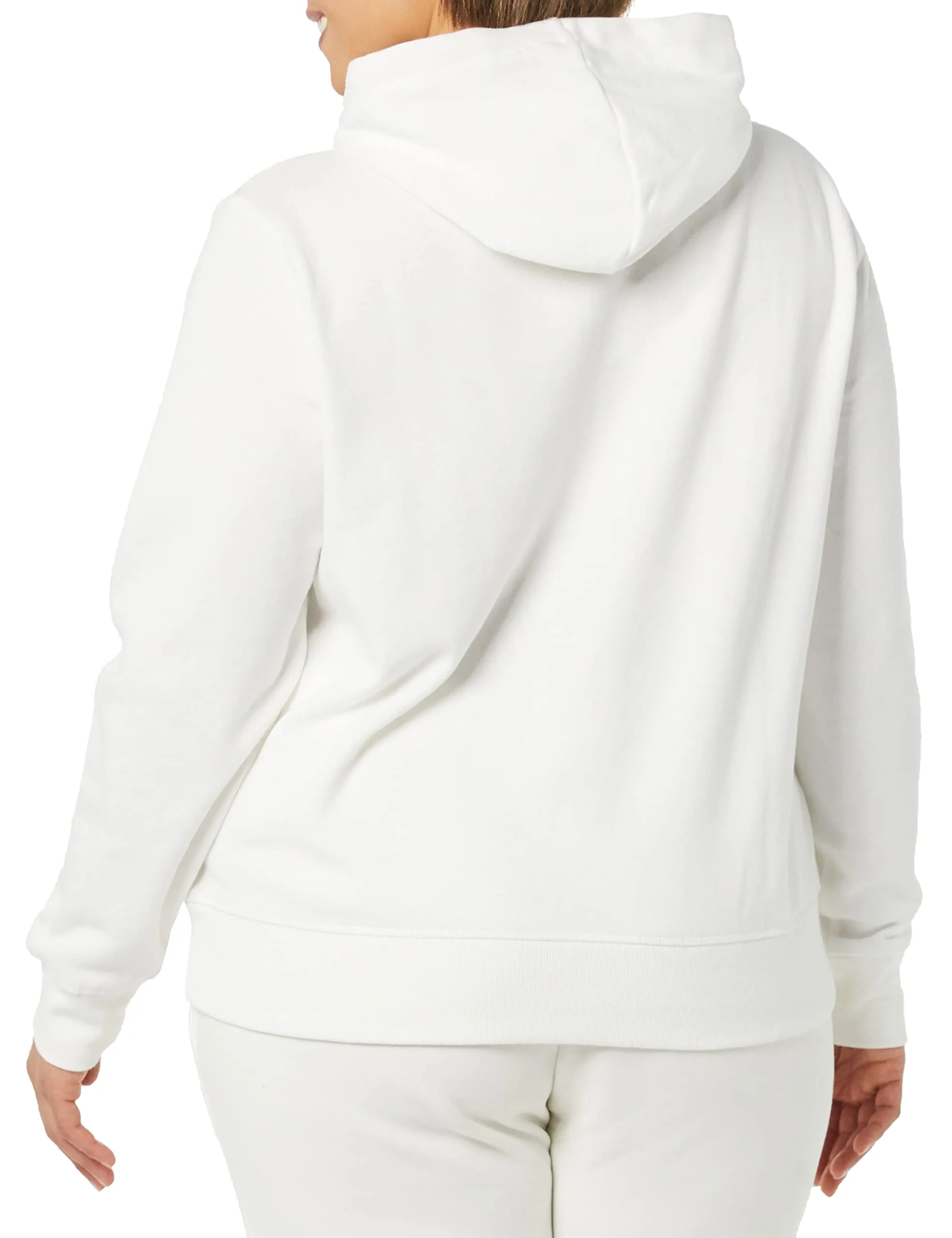 Amazon Essentials Felpa con Cappuccio da Donna Regular Fit in Pile, Bianco, S - immagine 4