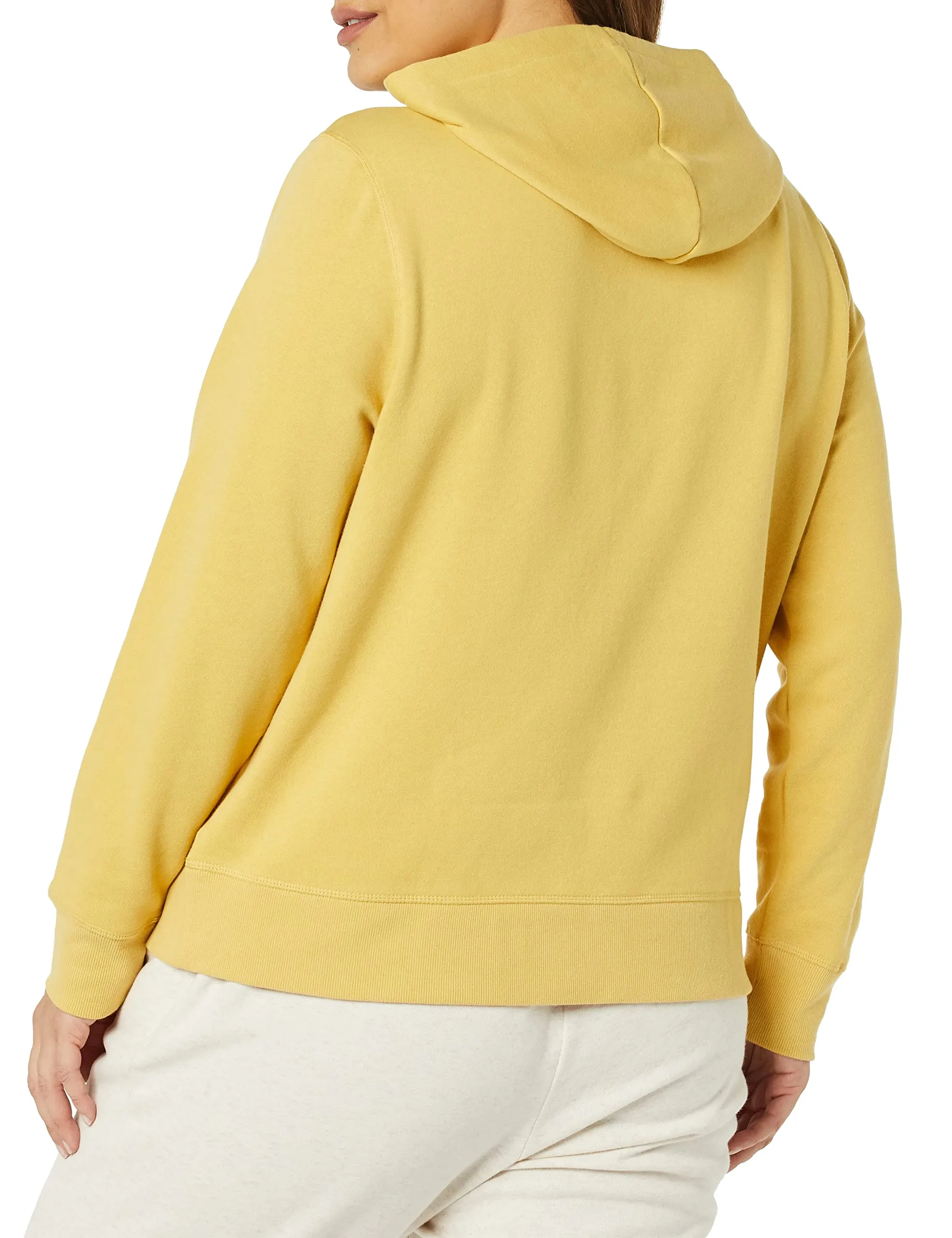 Amazon Essentials Felpa con Cappuccio in Pile da Donna, Giallo Scuro, XS - immagine 4