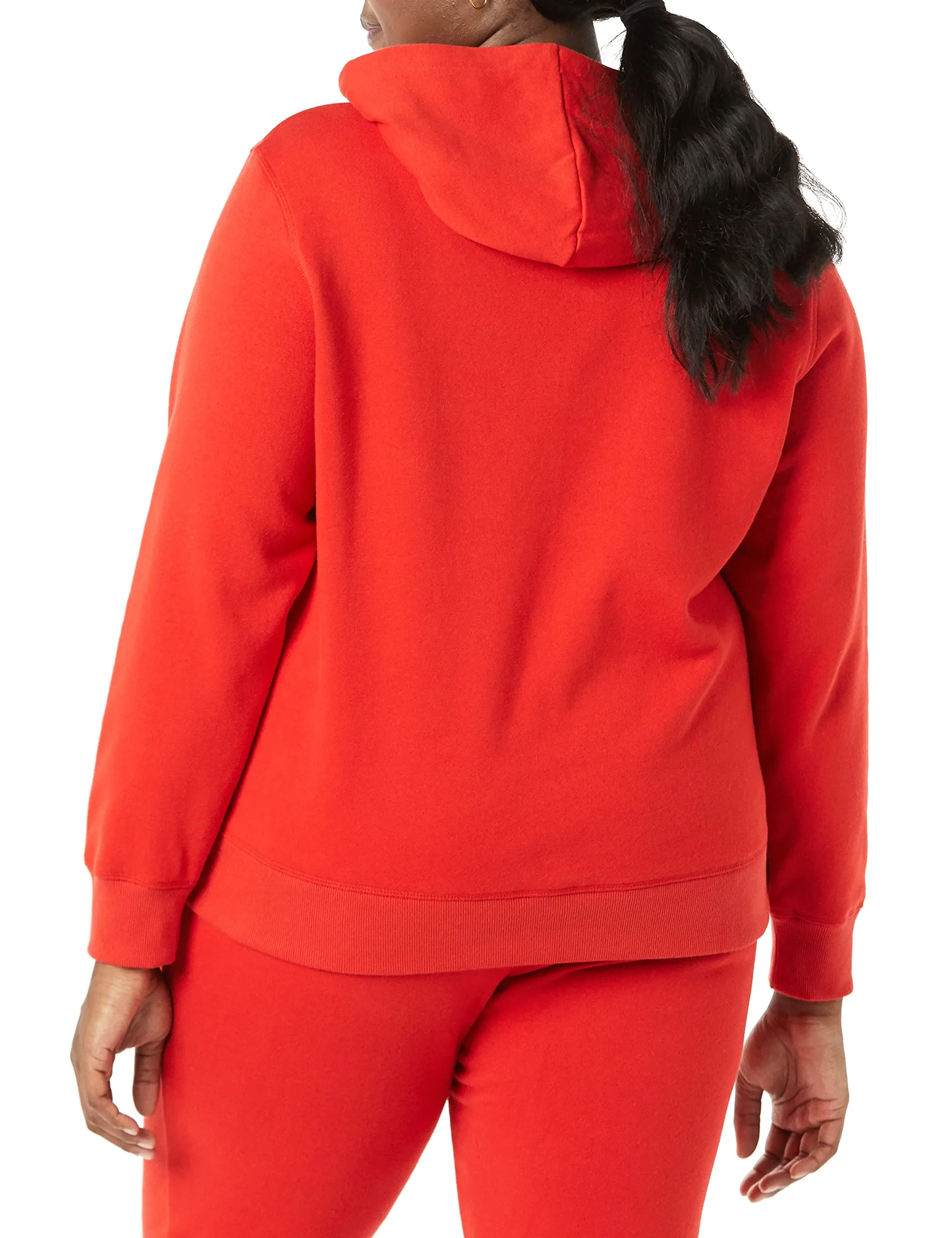 Amazon Essentials Felpa con Cappuccio in Pile Donna, Rosso, XXL - immagine 2
