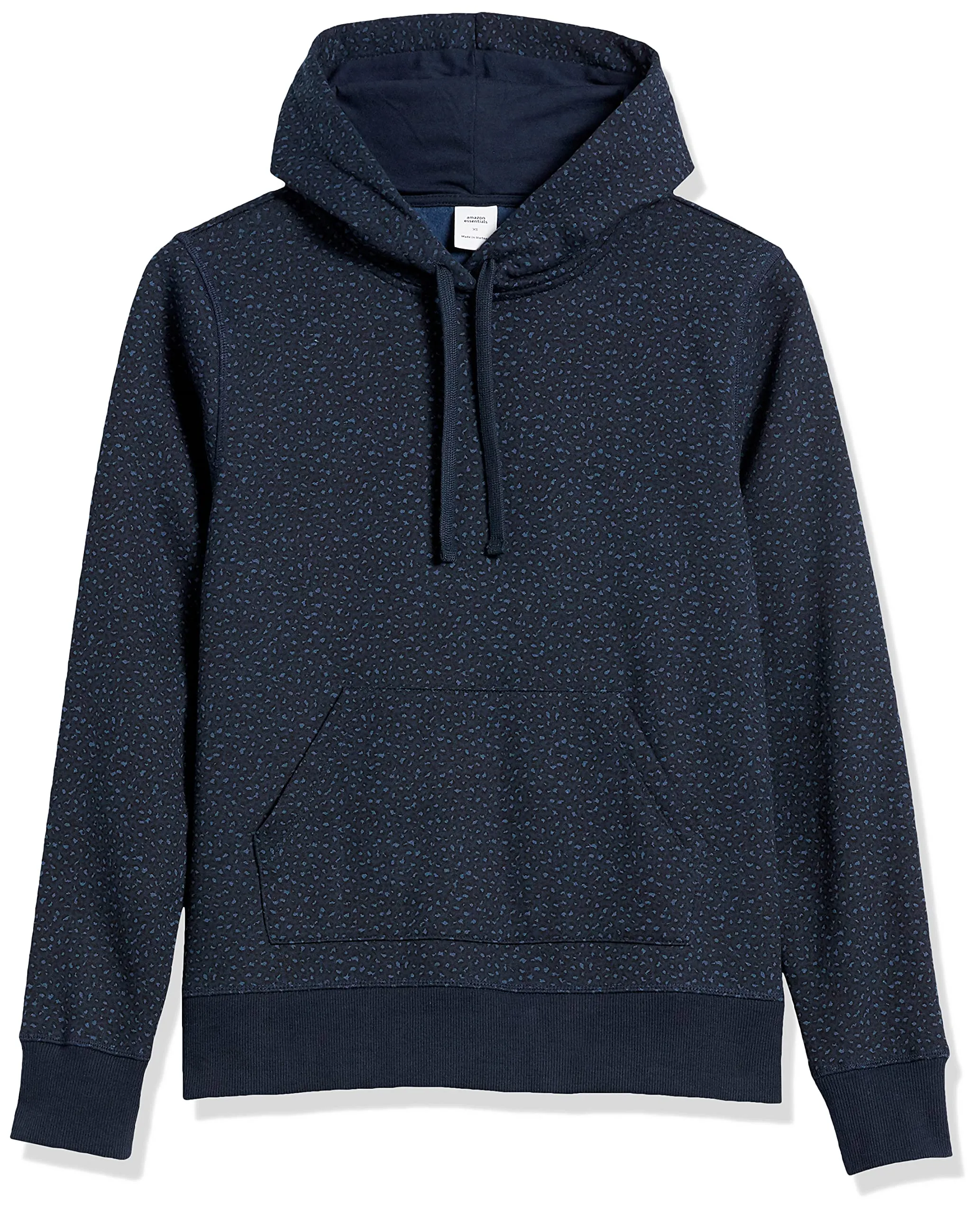 Amazon Essentials Felpa con Cappuccio in Pile Regular Fit Donna, Blu Marino Maculata, XXL - immagine 5