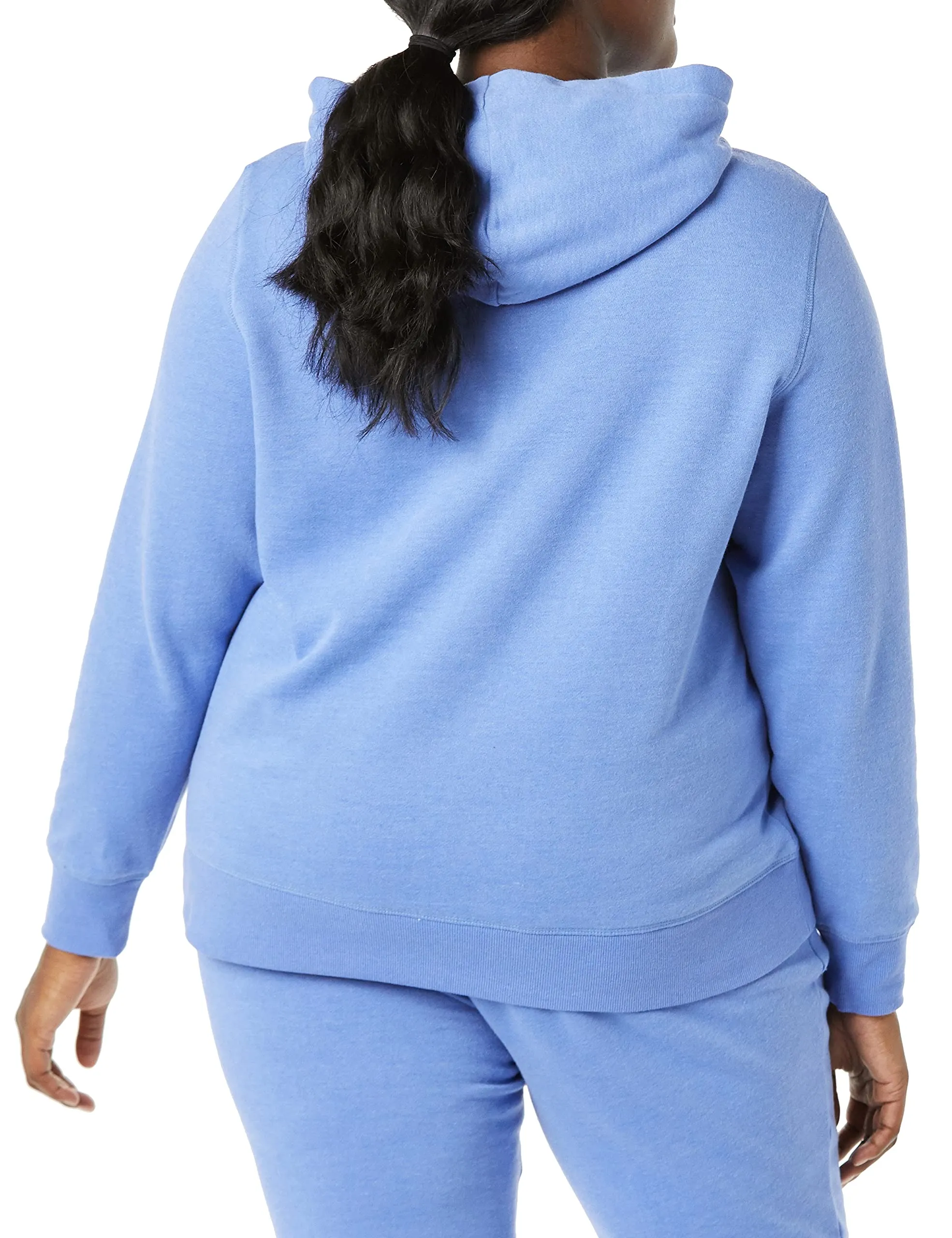 Amazon Essentials Felpa con Cappuccio in Pile Regular Fit Donna, Blu Puntinato, XXL - immagine 2