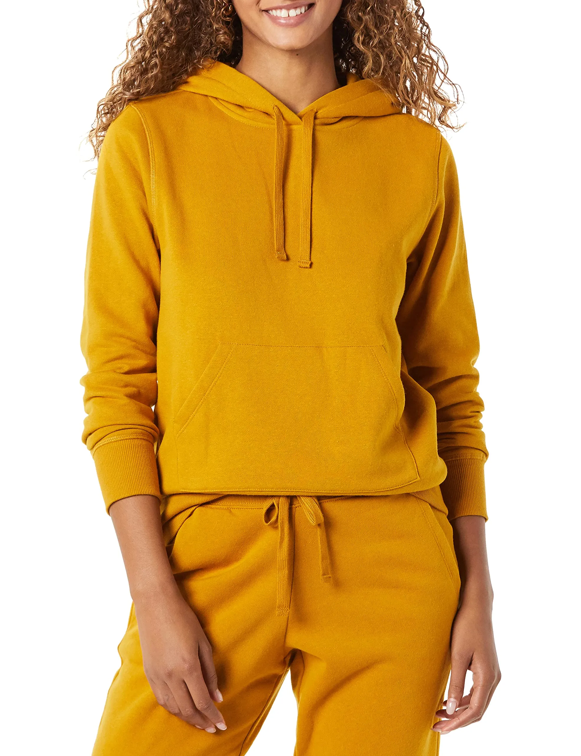 Amazon Essentials Felpa con Cappuccio da Donna in Pile, Marrone Tabacco, XS - immagine 1