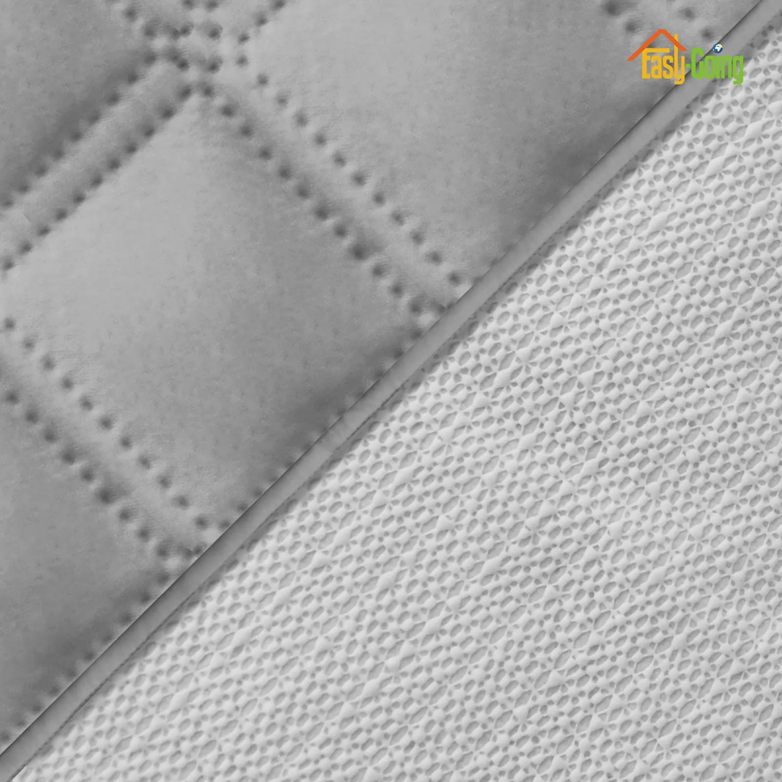 Easy-Going Copridivano Impermeabile per Divano a 4 Cuscini, XXL, Grigio - immagine 5