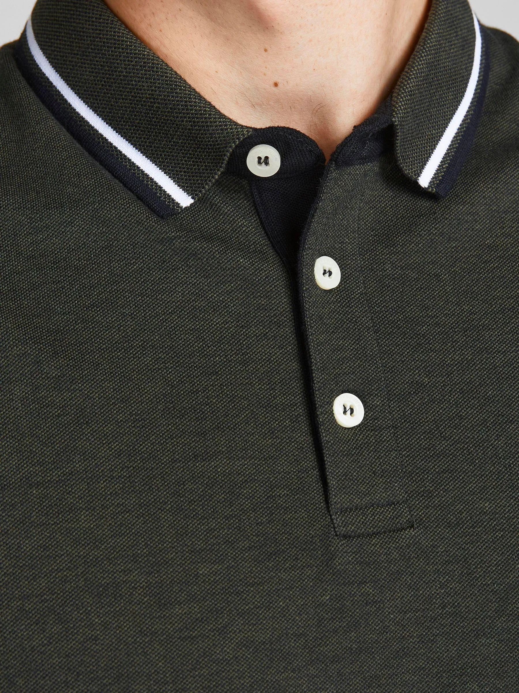 Jack & Jones Polo Camicia Semplice Verde 6XL - immagine 5