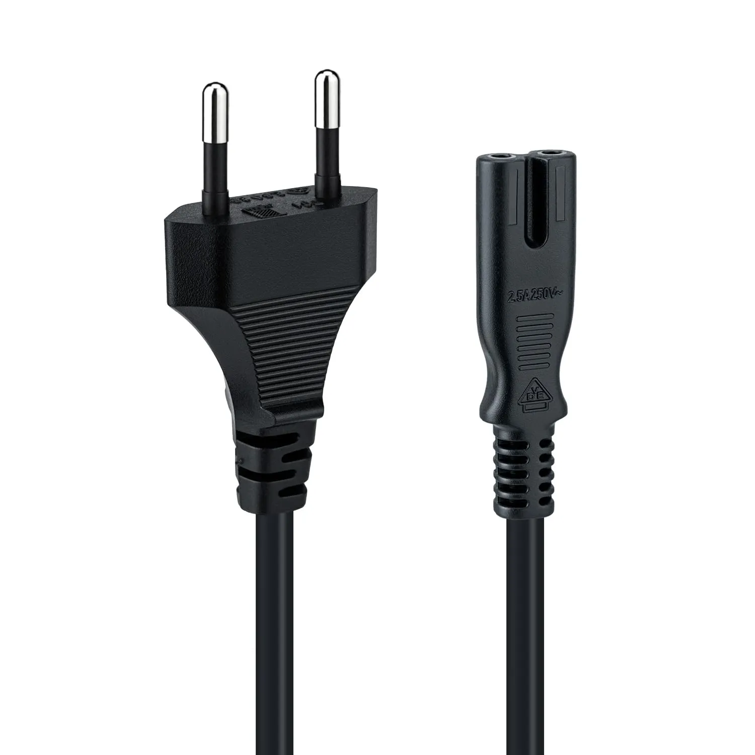 Mcbazel Cavo di alimentazione EU Plug C7 Bipolare 1,5m per PS5, PS4, PS3, Xbox Serie X/S - Nero - immagine 1