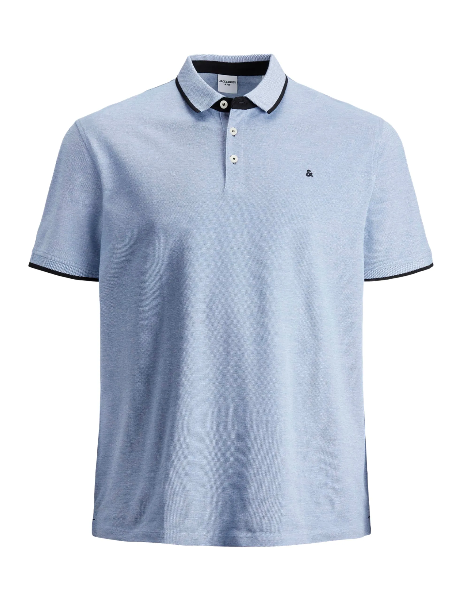 Jack & Jones Polo Blu Standard Fit 6XL Plus - immagine 1