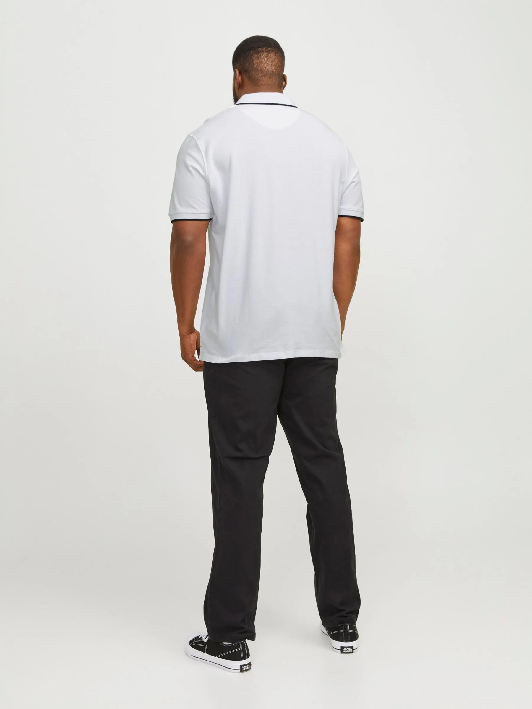 Jack & Jones JJepaulos Polo SS Noos Plus, White, 5XL - immagine 5
