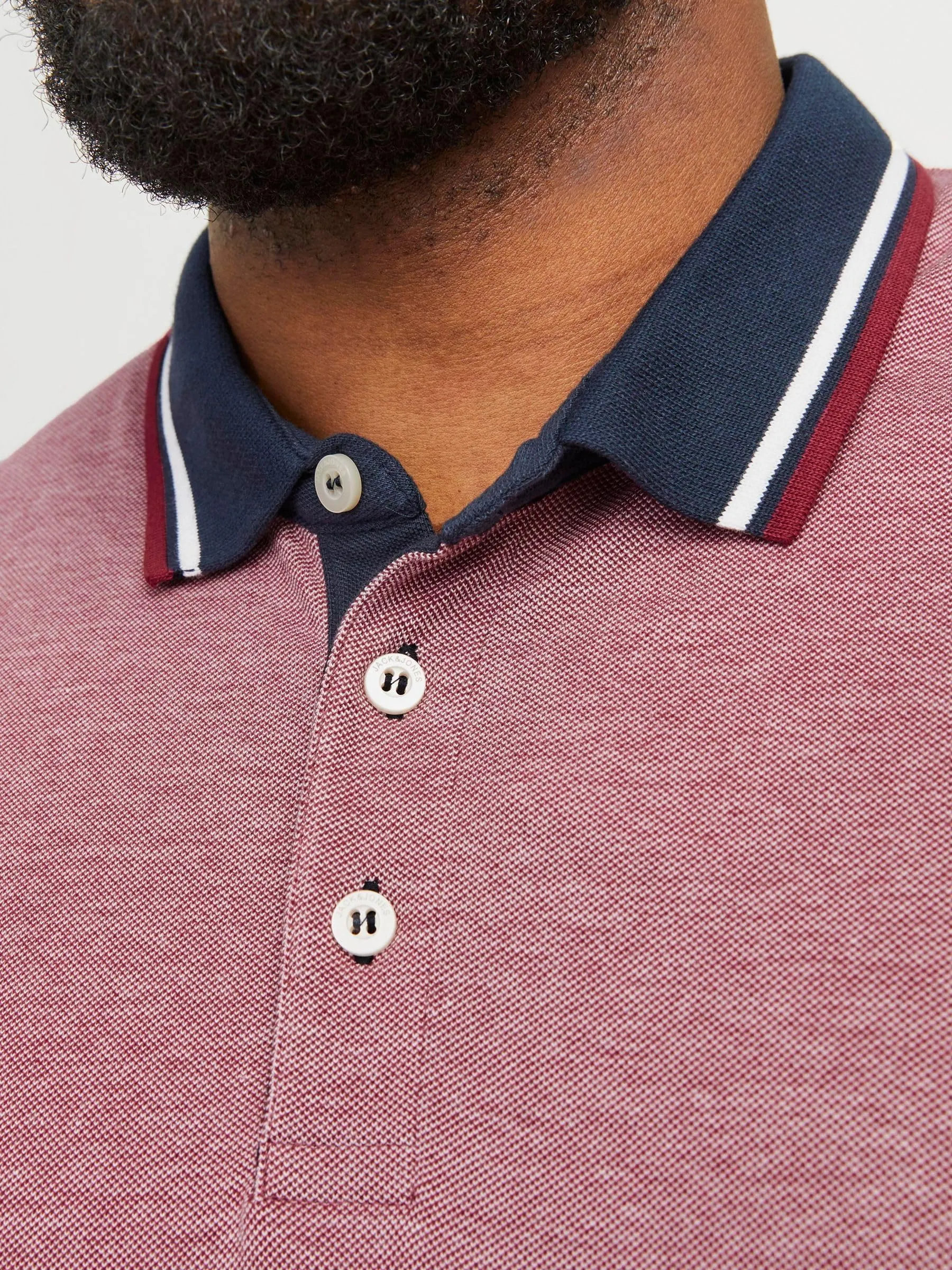 Jack & Jones Polo Shirt Rio Red 5XL Plus - immagine 6