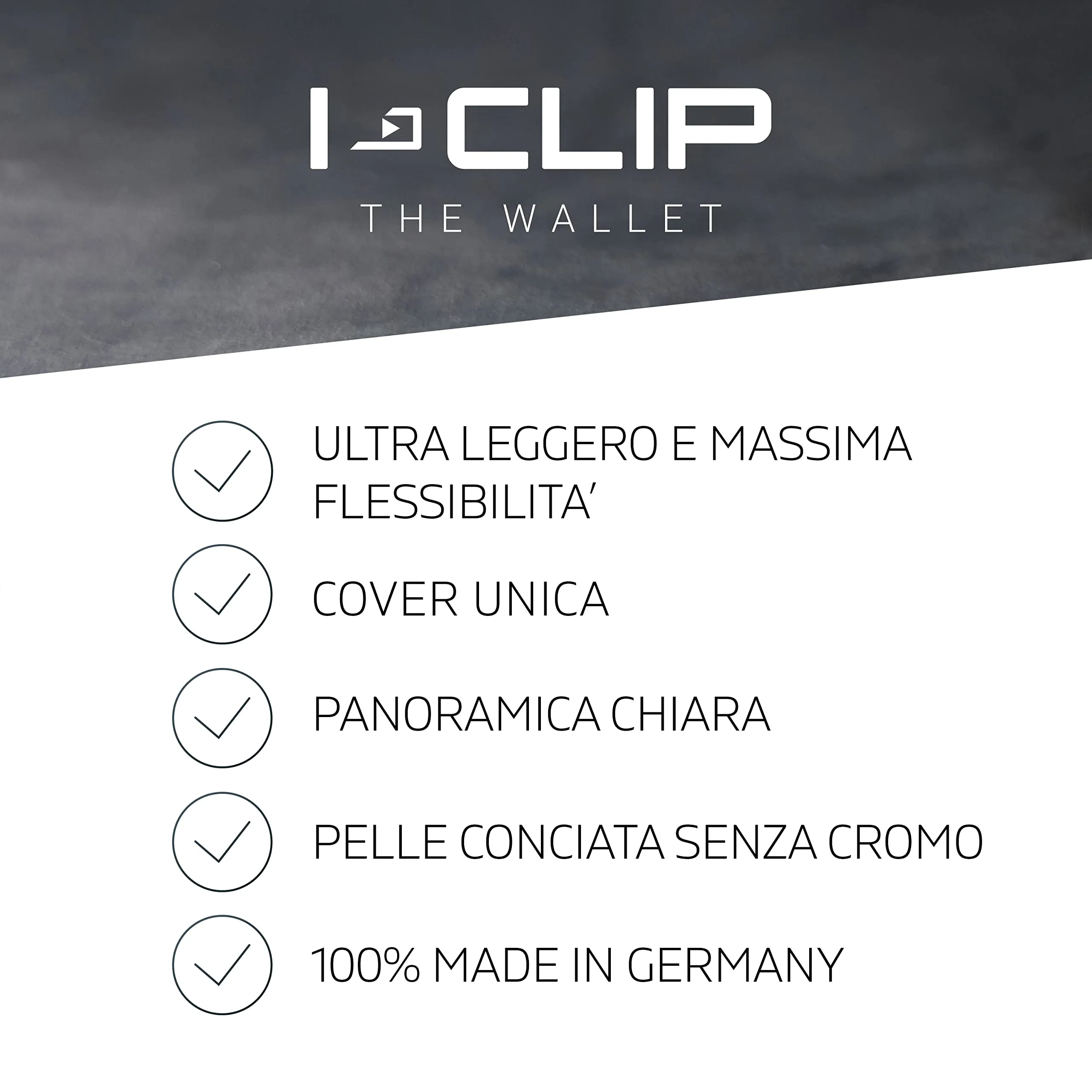 I-CLIP Radio Impact Argento Nero con scomparto per AirTag - immagine 6
