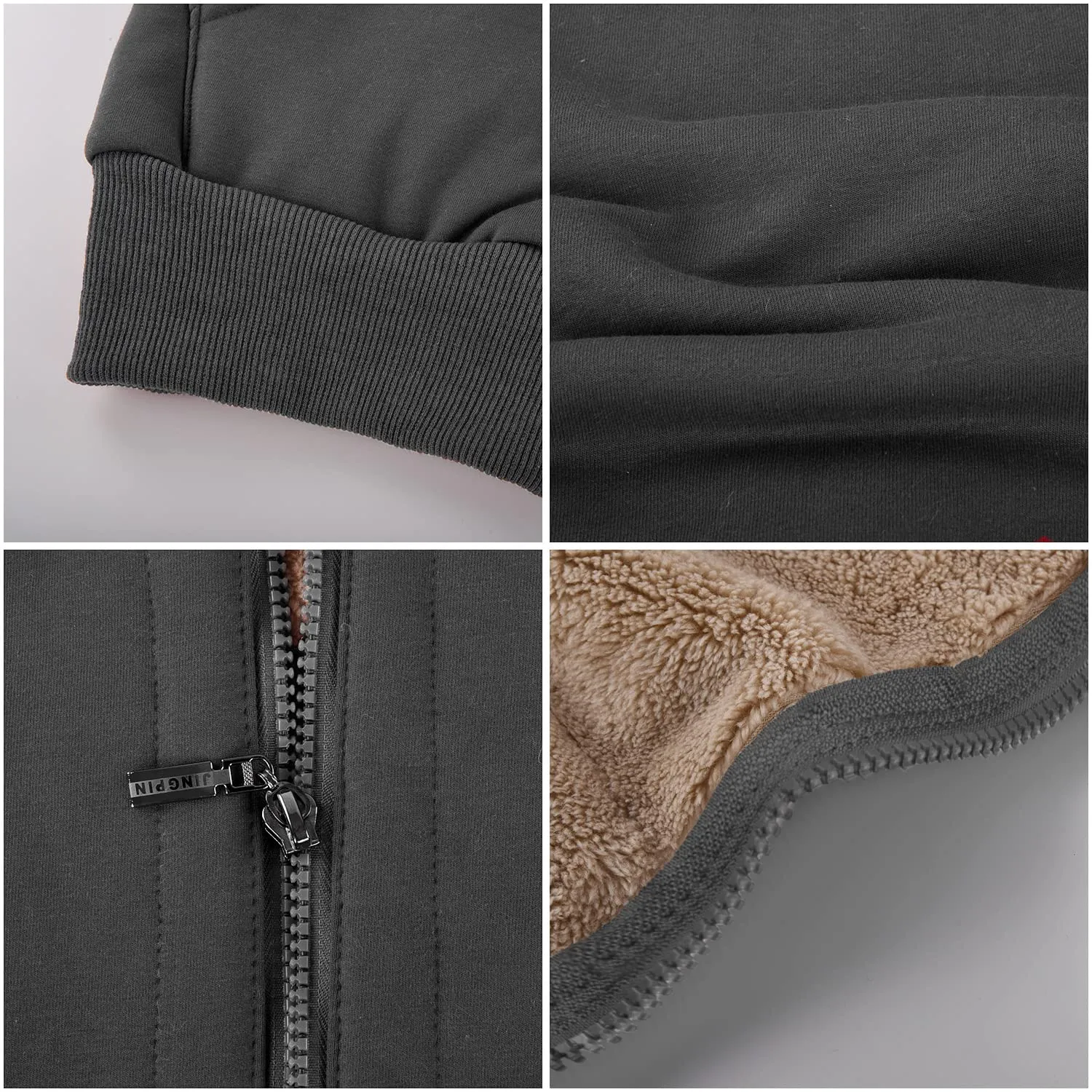 UMIPUBO Felpa Donna con Zip e Cappuccio in Pile per Inverno - immagine 8