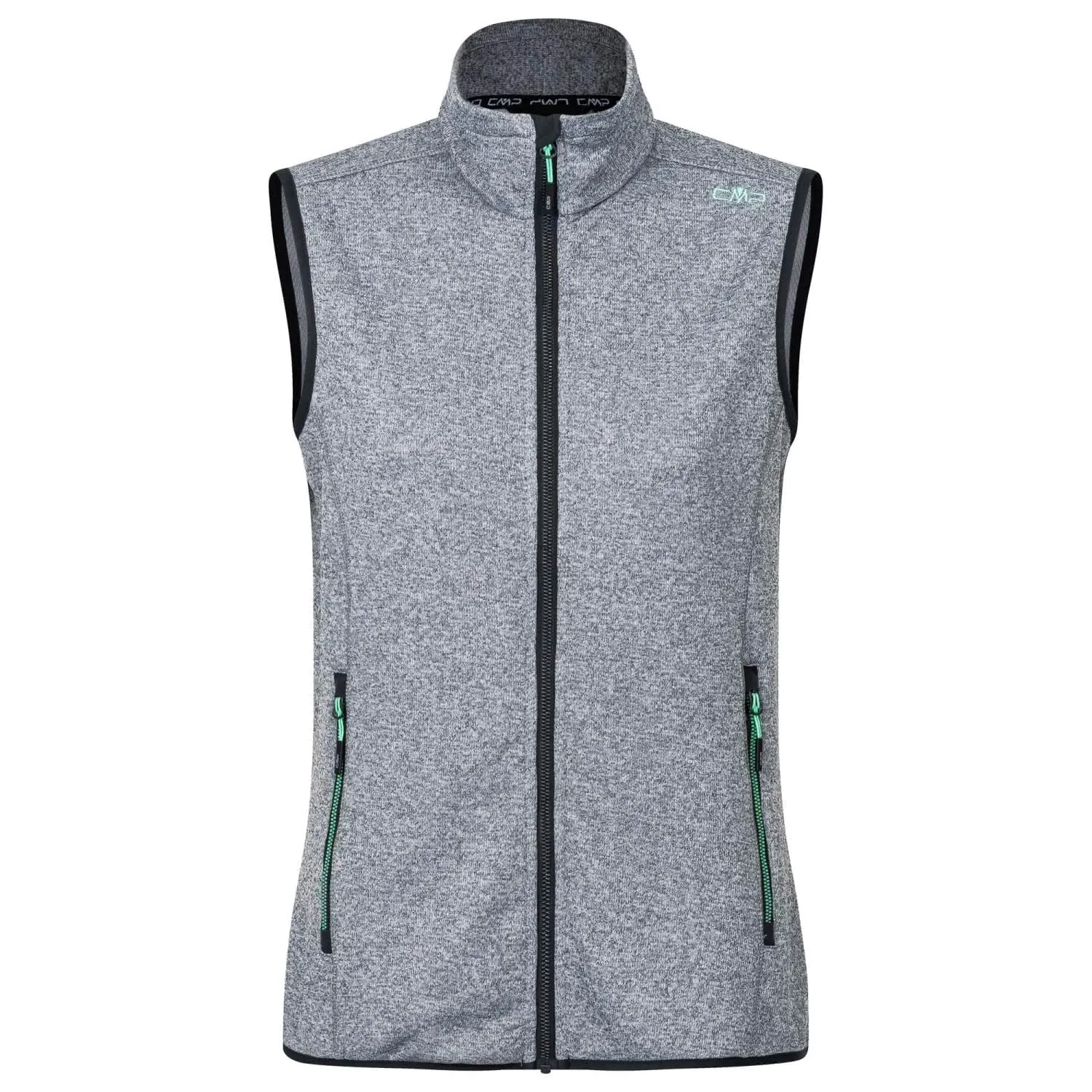 CMP Gilet in Knit-Tech da donna, Glacier-Cemento, 42 - immagine 1