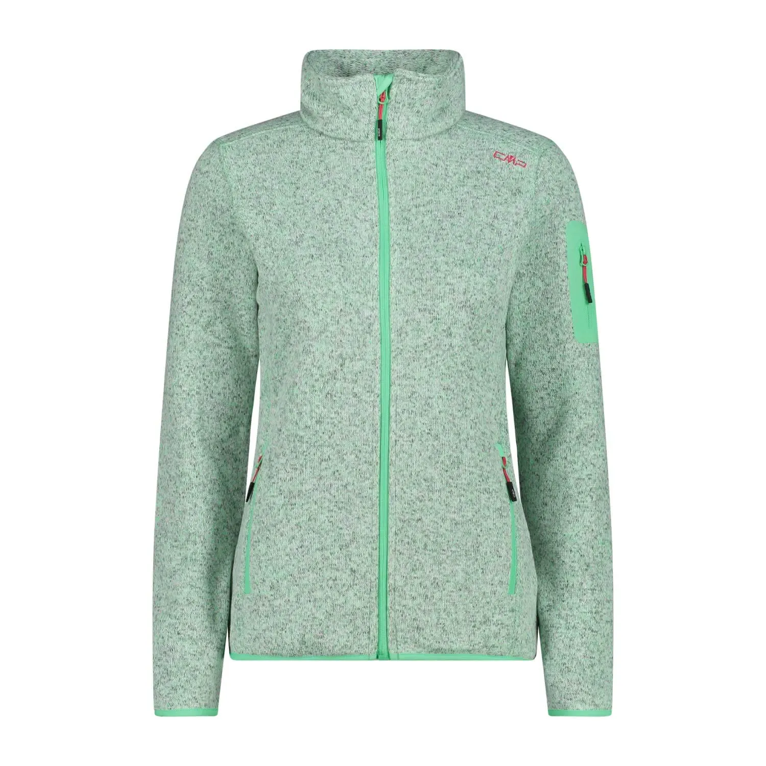 CMP Giacca Knit-tech da Donna, Mint Apple Strawberry, 40 - immagine 1