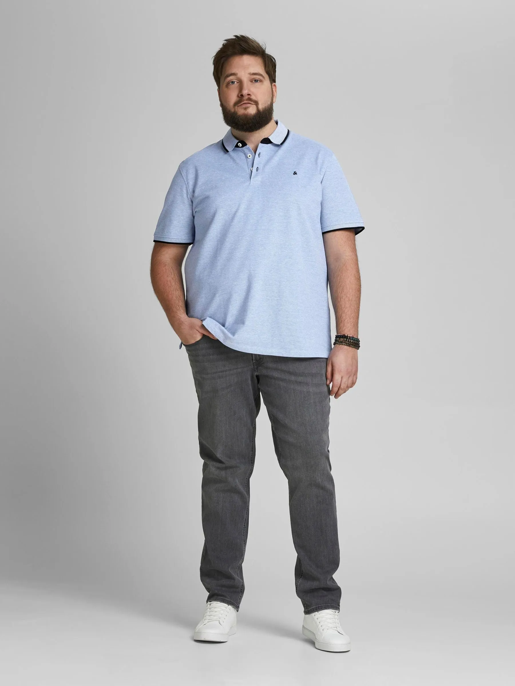 Jack & Jones Polo SS Noos PS, Bright Cobalt, 7XL - immagine 5