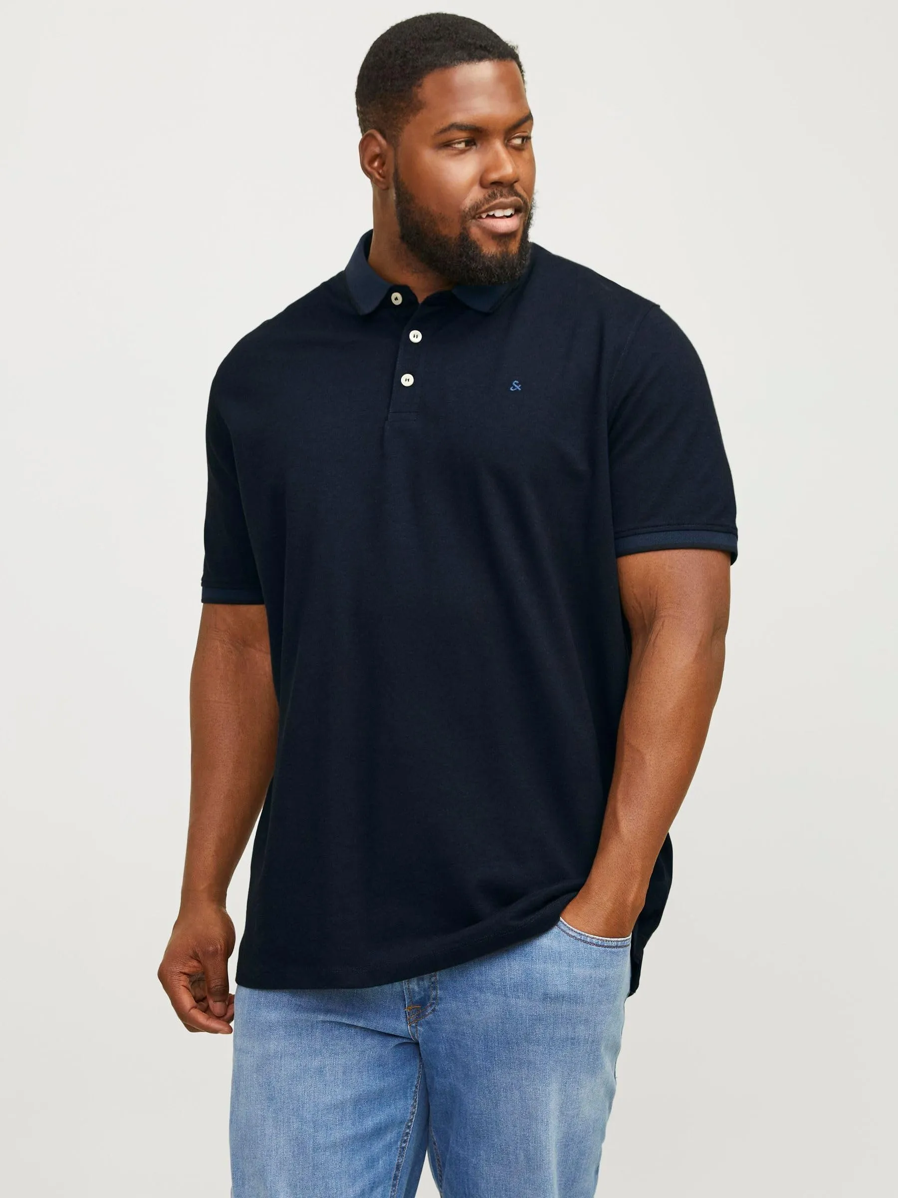 Jack & Jones Polo Shirt Standard Fit Marina 3XL Plus - immagine 2