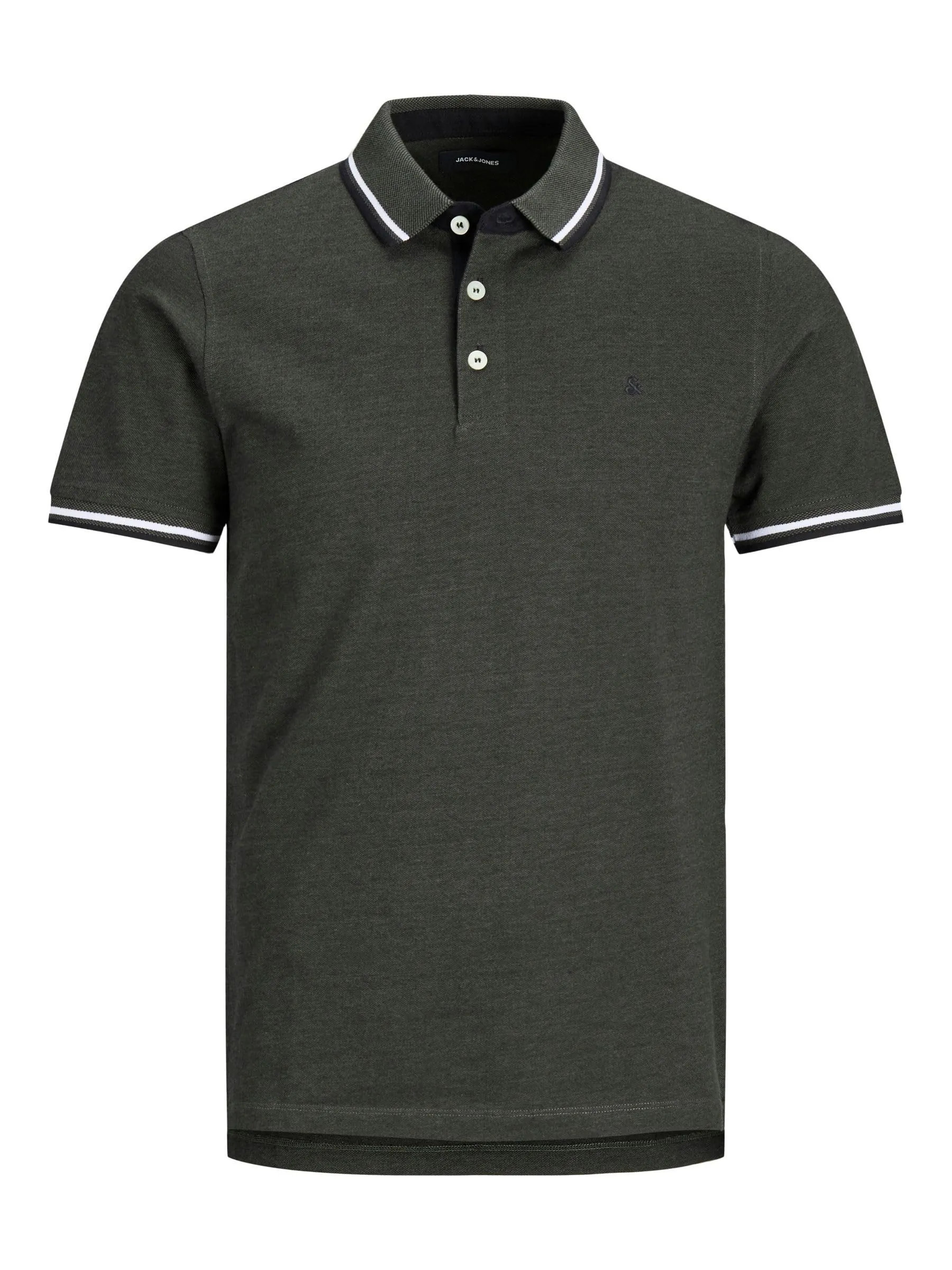 Jack & Jones Polo Semplice Verde 7XL Plus - immagine 1