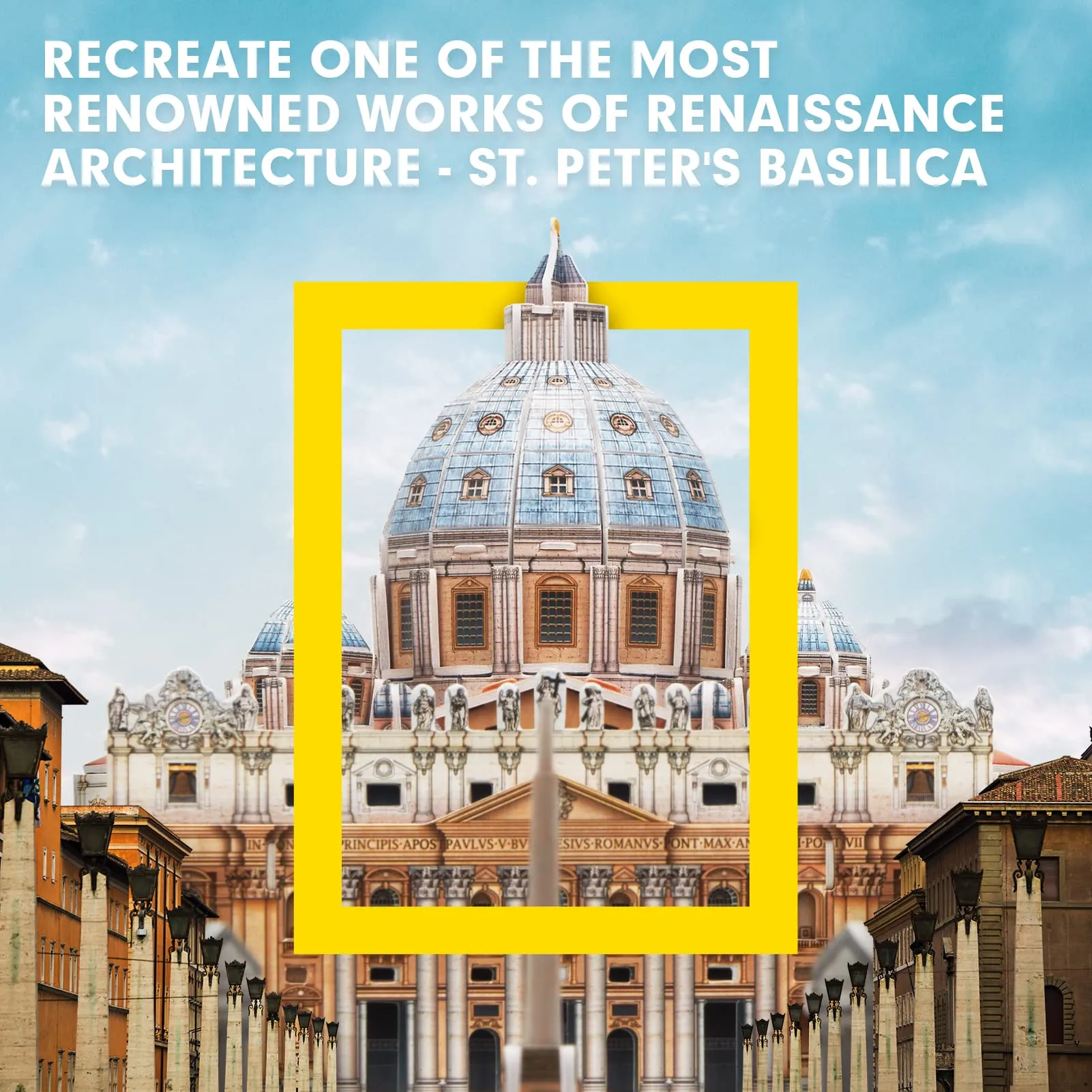 CubicFun Puzzle 3D Basilica San Pietro, 101 Pezzi - immagine 2