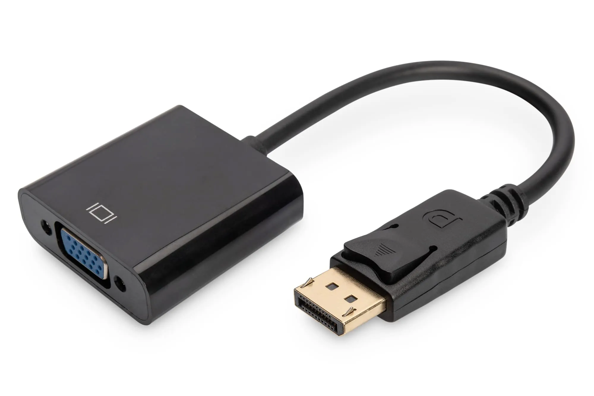 Digitus AK340403001S Cavo Adattatore DisplayPort 1.2 Maschio a VGA 15 Poli Femmina, 15 cm - immagine 1