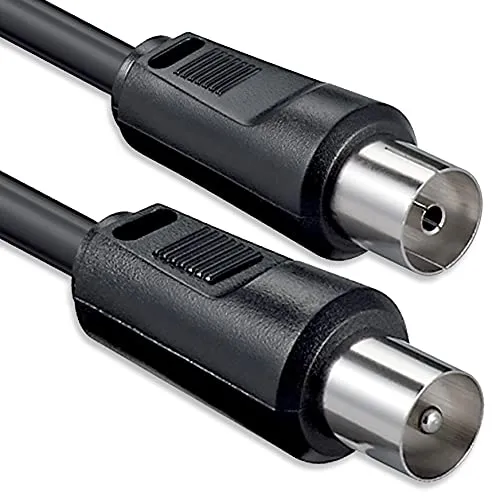 1aTTack.de Cavo Antenna SAT 5m Coassiale Schermata St-Ku 75db Nero - immagine 1