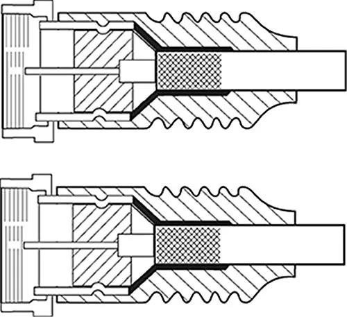 1aTTack.de Cavo antenna 1,5 metri, 2x spina coassiale schermata a presa coassiale, bianco St-Ku 100db - immagine 2