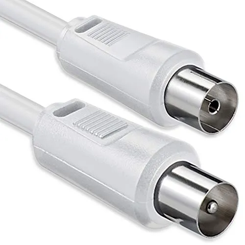 1aTTack.de Cavo Antenna Coassiale Schermata St-Ku 100db, 3.5 Metri, Bianco - immagine 1