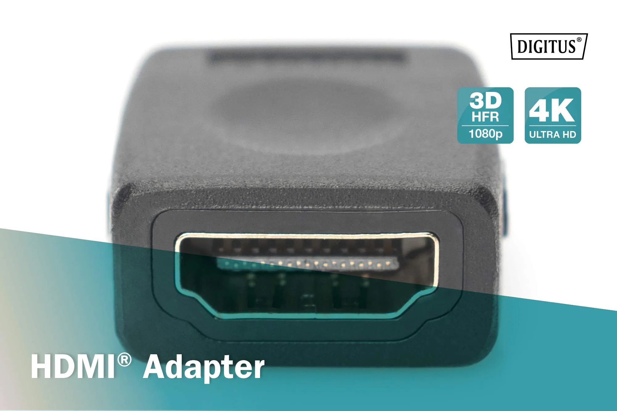 DIGITUS HDMI Adapter Typ A/Bu to Typ A/Bu AK-330500-000-S - immagine 4