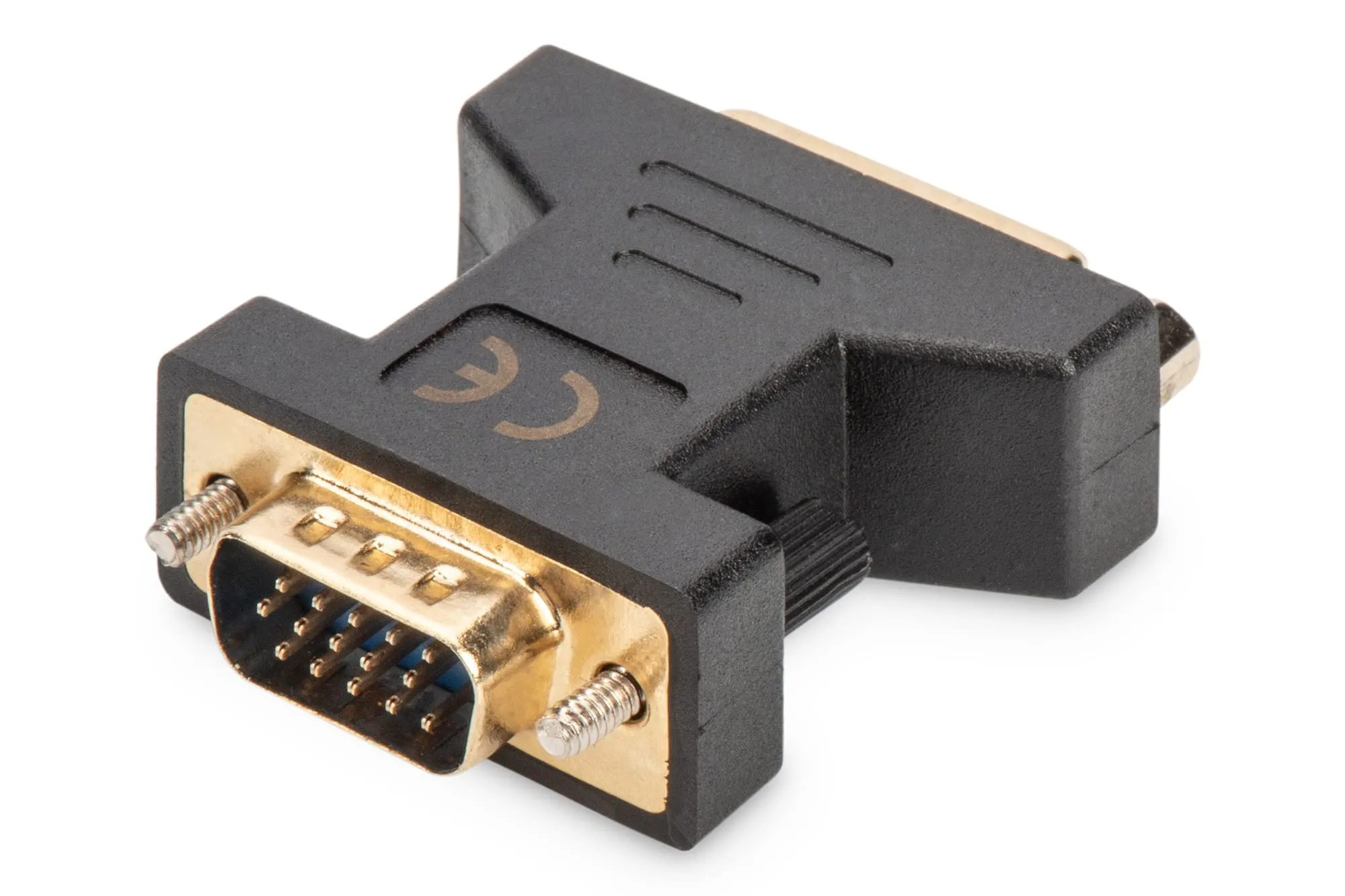 Digitus 02434 Adattatore DVI-I 24+5 Femmina a VGA 15 Poli Maschio - immagine 1