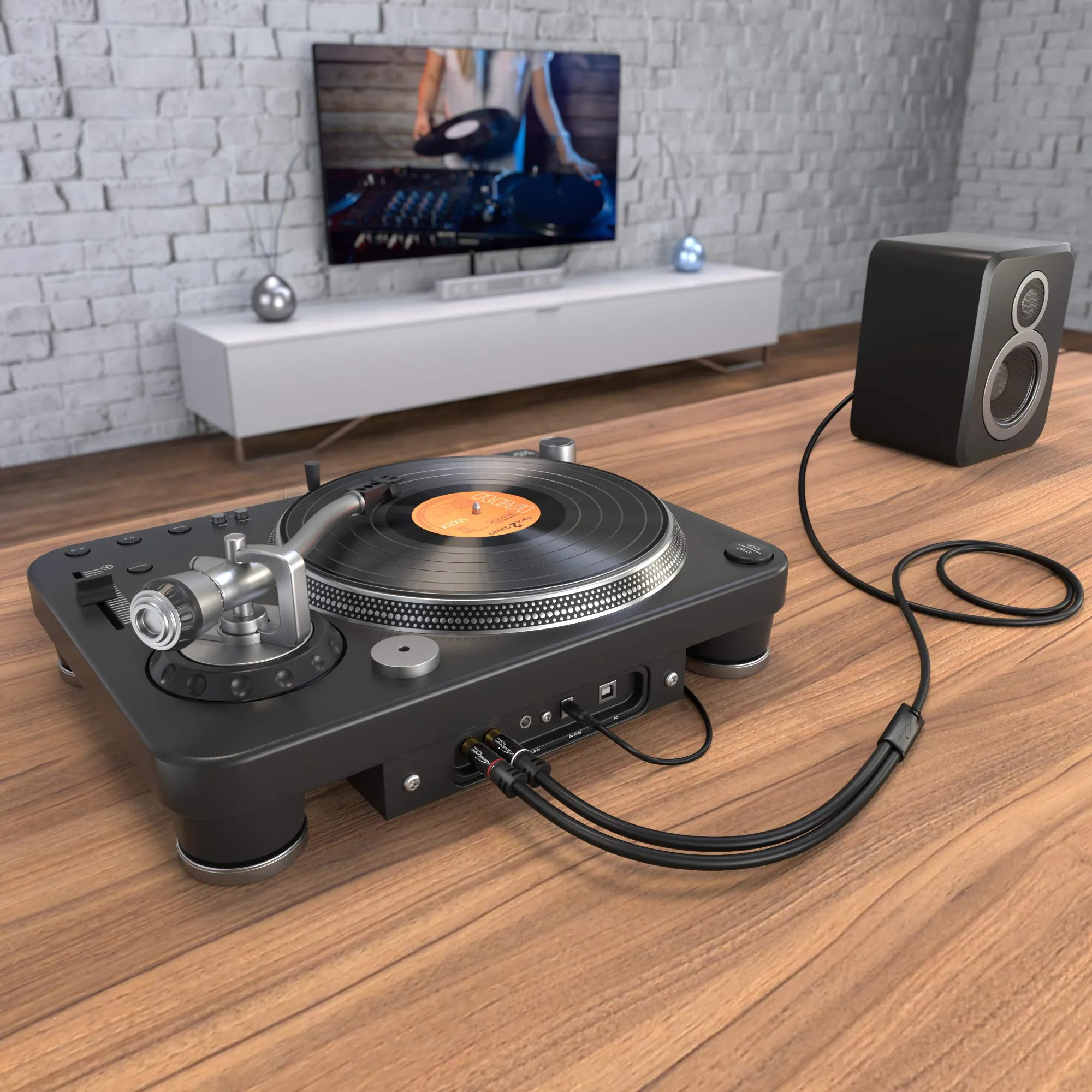 KabelDirekt Cavo Adattatore Jack 3,5mm a 2 RCA, 1,5m - immagine 6