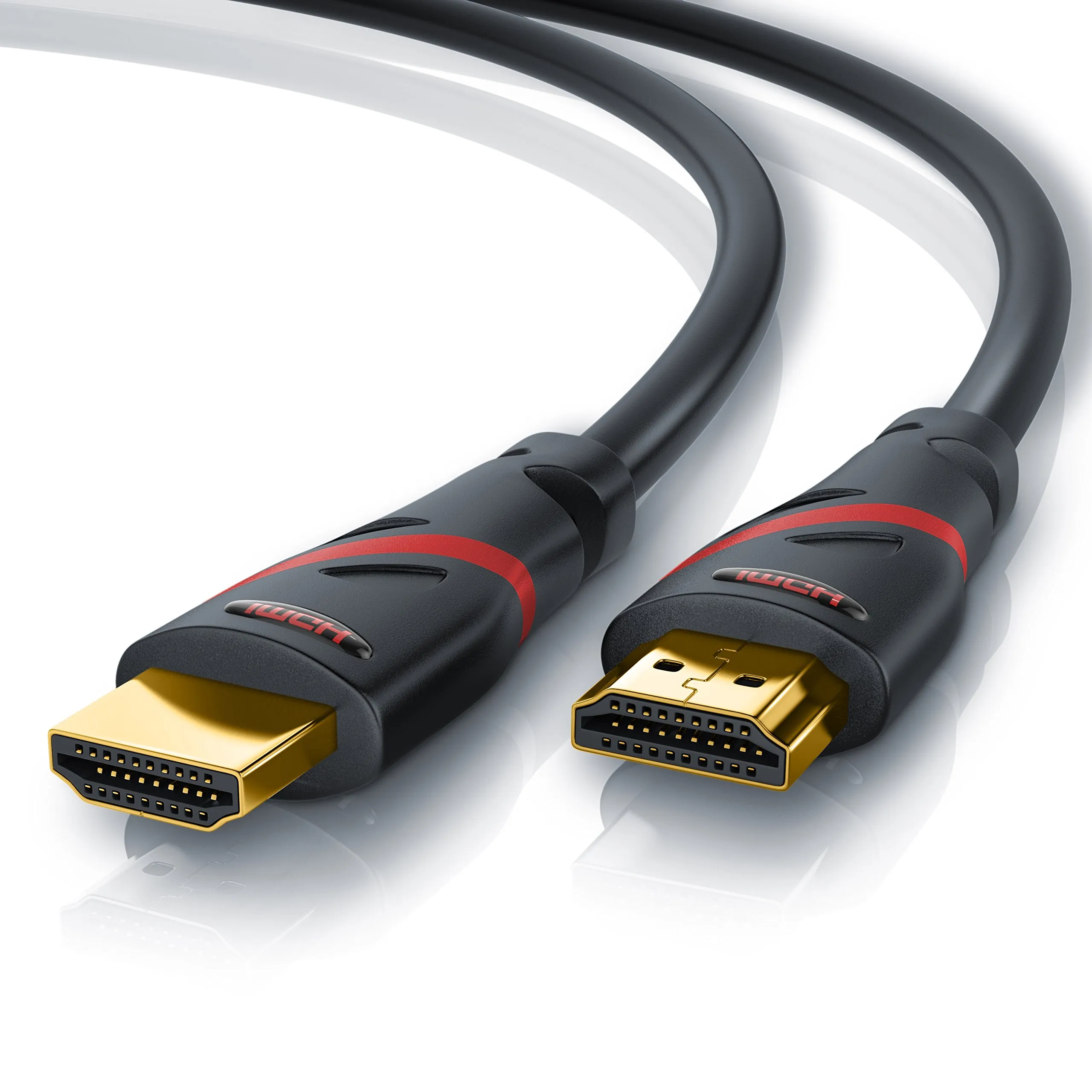 CSL-Computer Cavo HDMI 8K/4K 2.1/2.0 Ultra High Speed, 48 Gbit/s, 10m - Nero - immagine 1