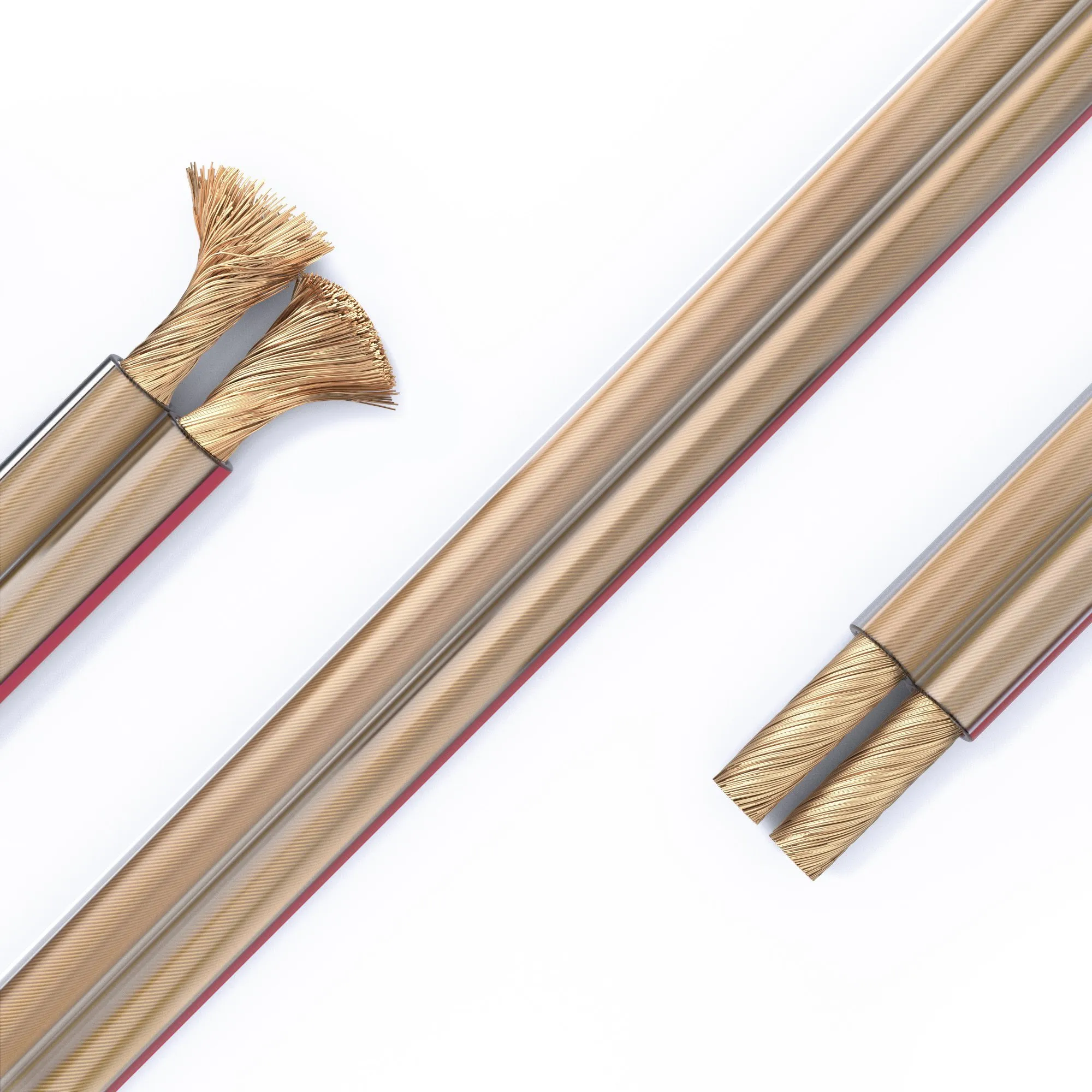 PureLink SP060-020 Cavo per diffusori 2x2,5 mm² OFC rame pieno, 20 m, trasparente - immagine 6