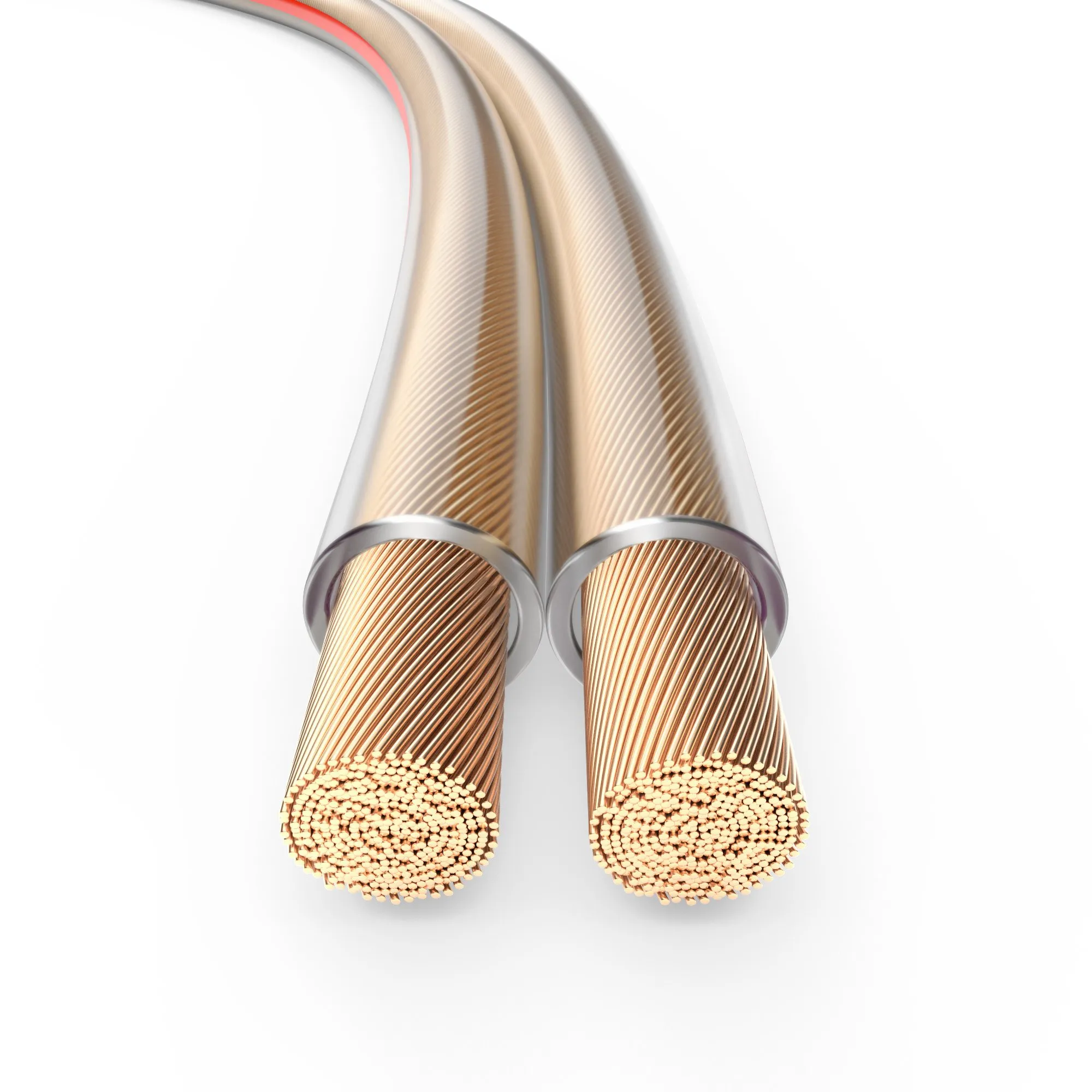 PureLink SP060-030 Cavo per diffusori HiFi 2x2,5 mm² OFC, 30m, Trasparente - immagine 4